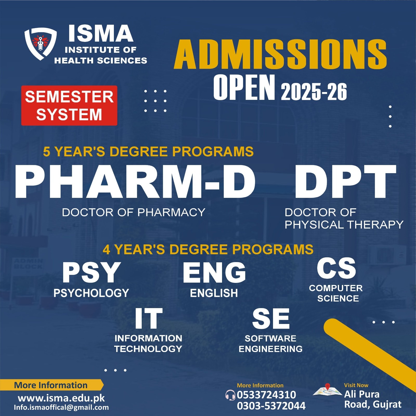 Isma Institute Of Pharmaceutical Sciences - IIPS | Gujrat