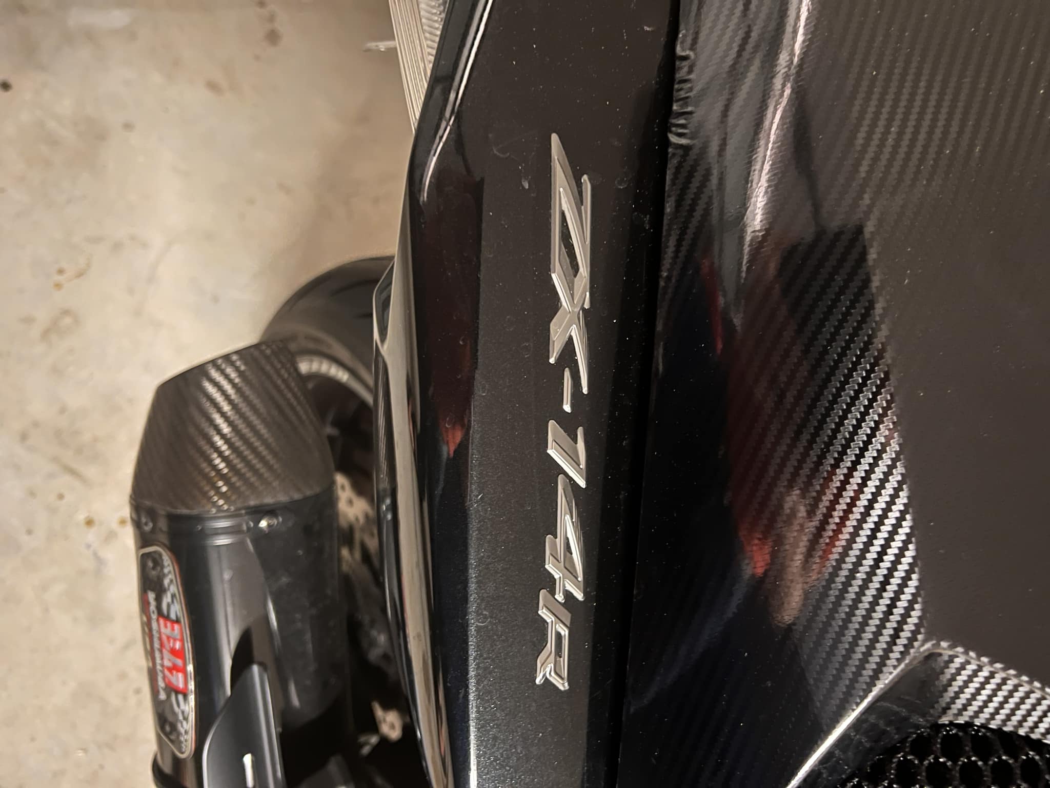 zx14r 3d logo for rear seat side panels
