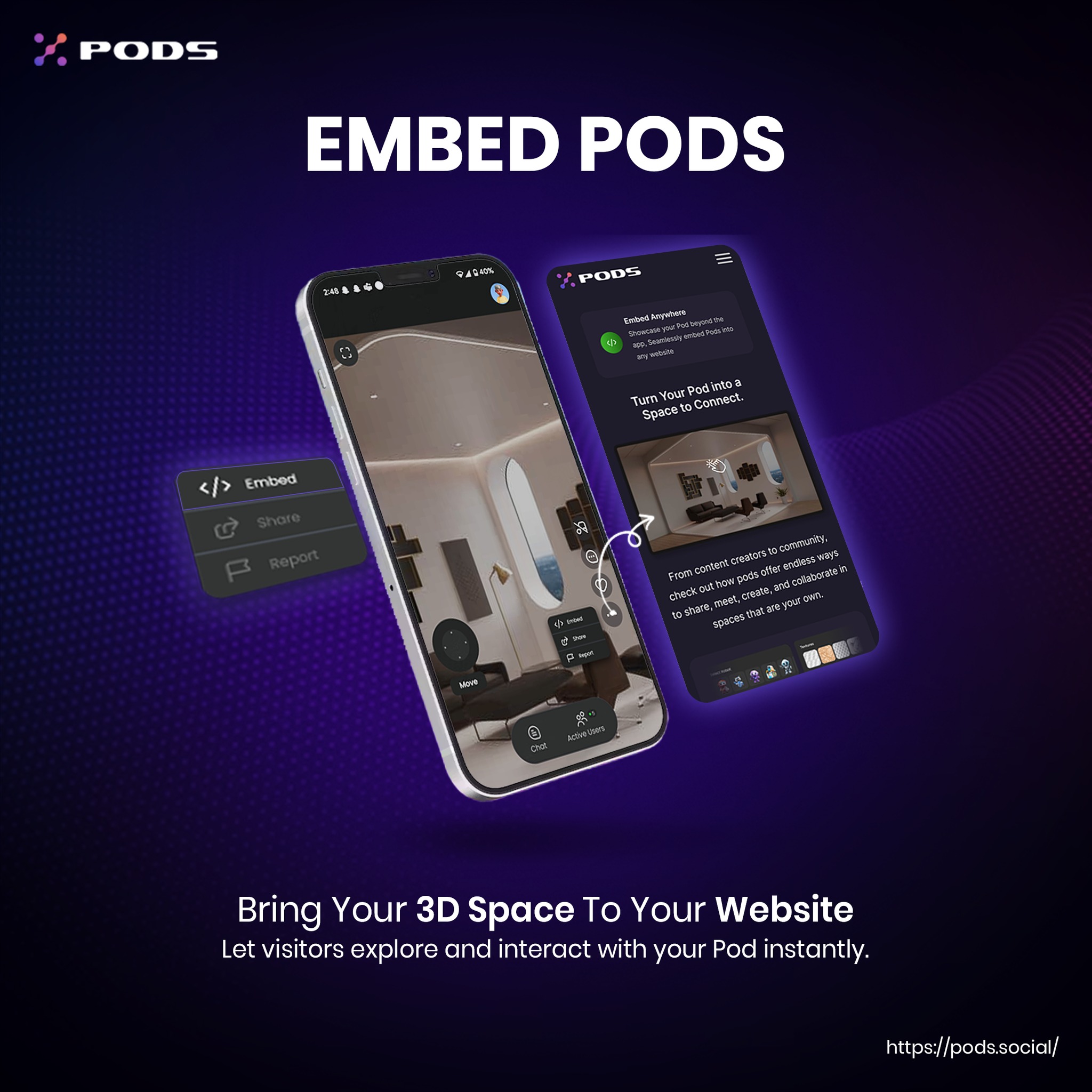 Exarta - Take your Pod beyond the app 🌐 Embed your 3D... | Facebook