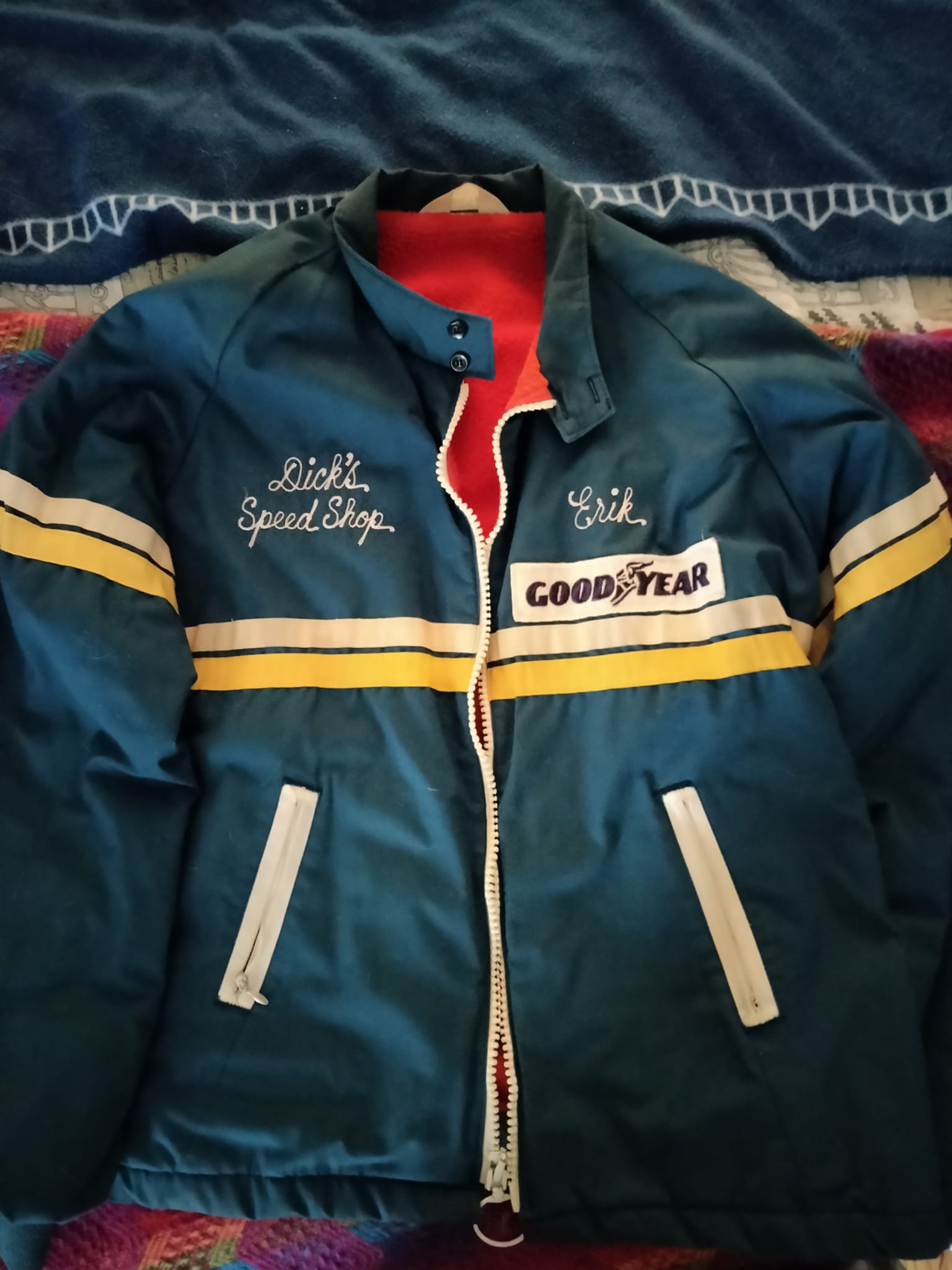 【希少】vintage GOOD YEAR racing jacket Vintage Goodyear jacket with racing history