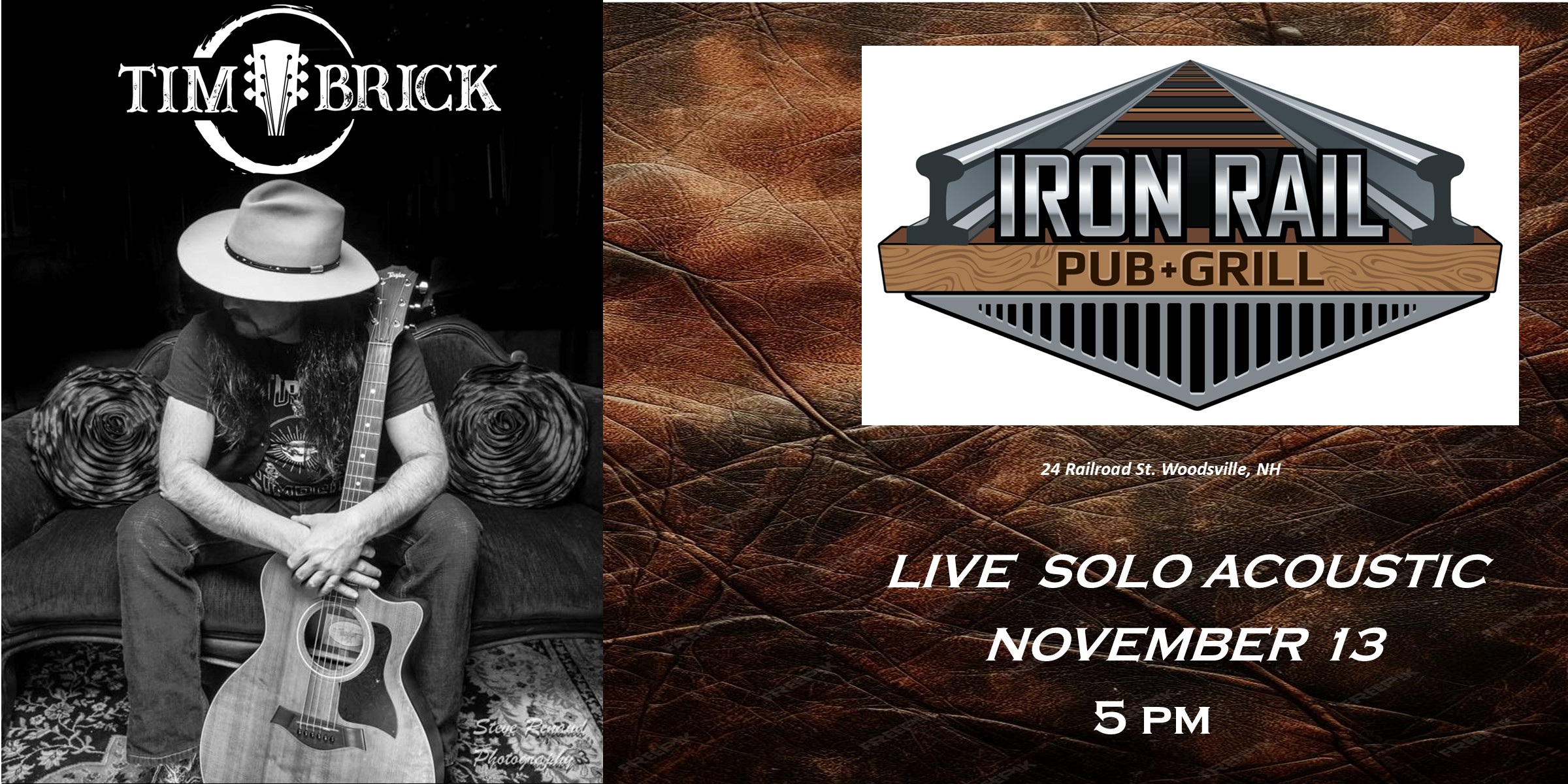 Tim Brick Solo Acoustic at The Iron Rail