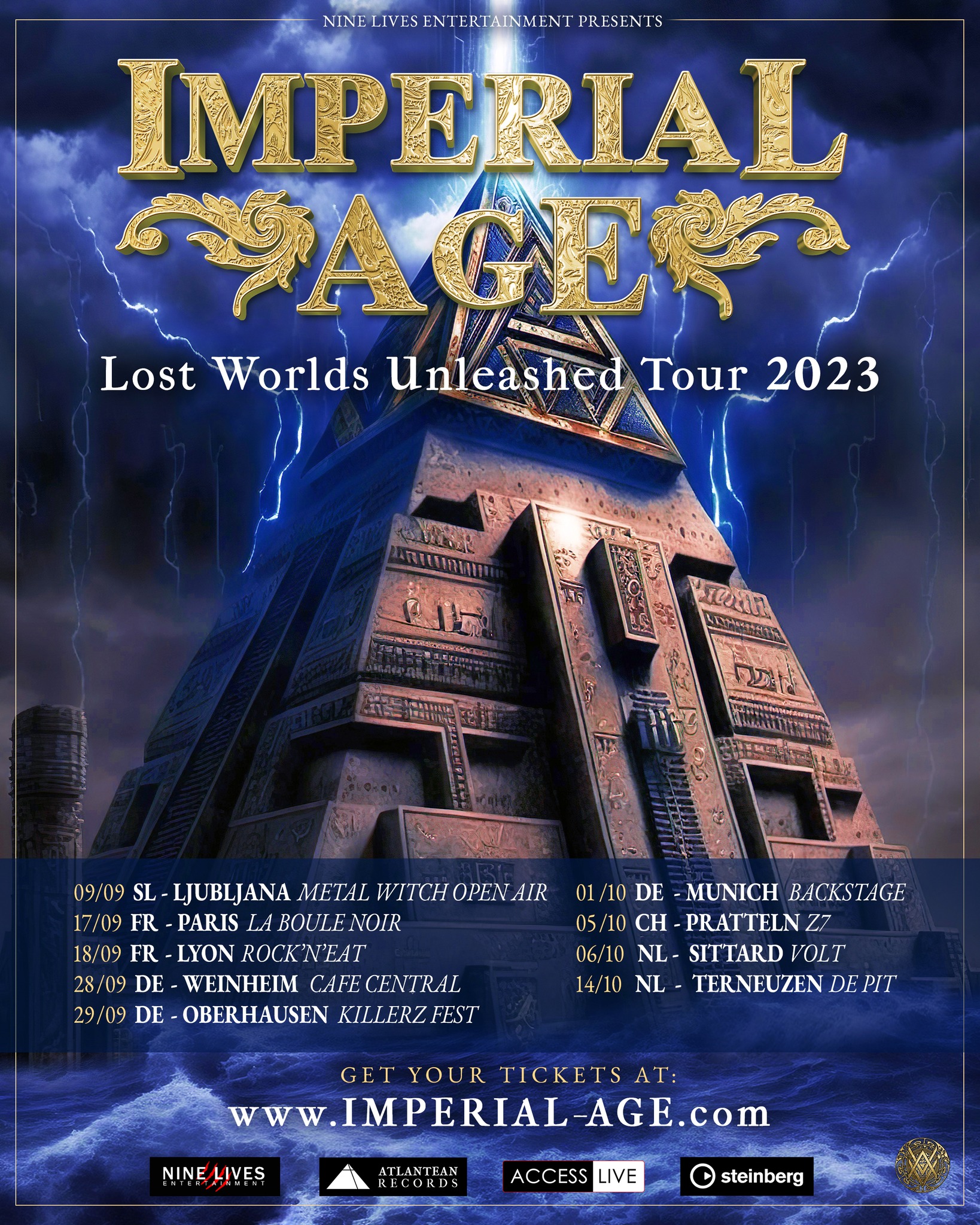 Final soundcheck… the European leg of the Lost World Tour starts