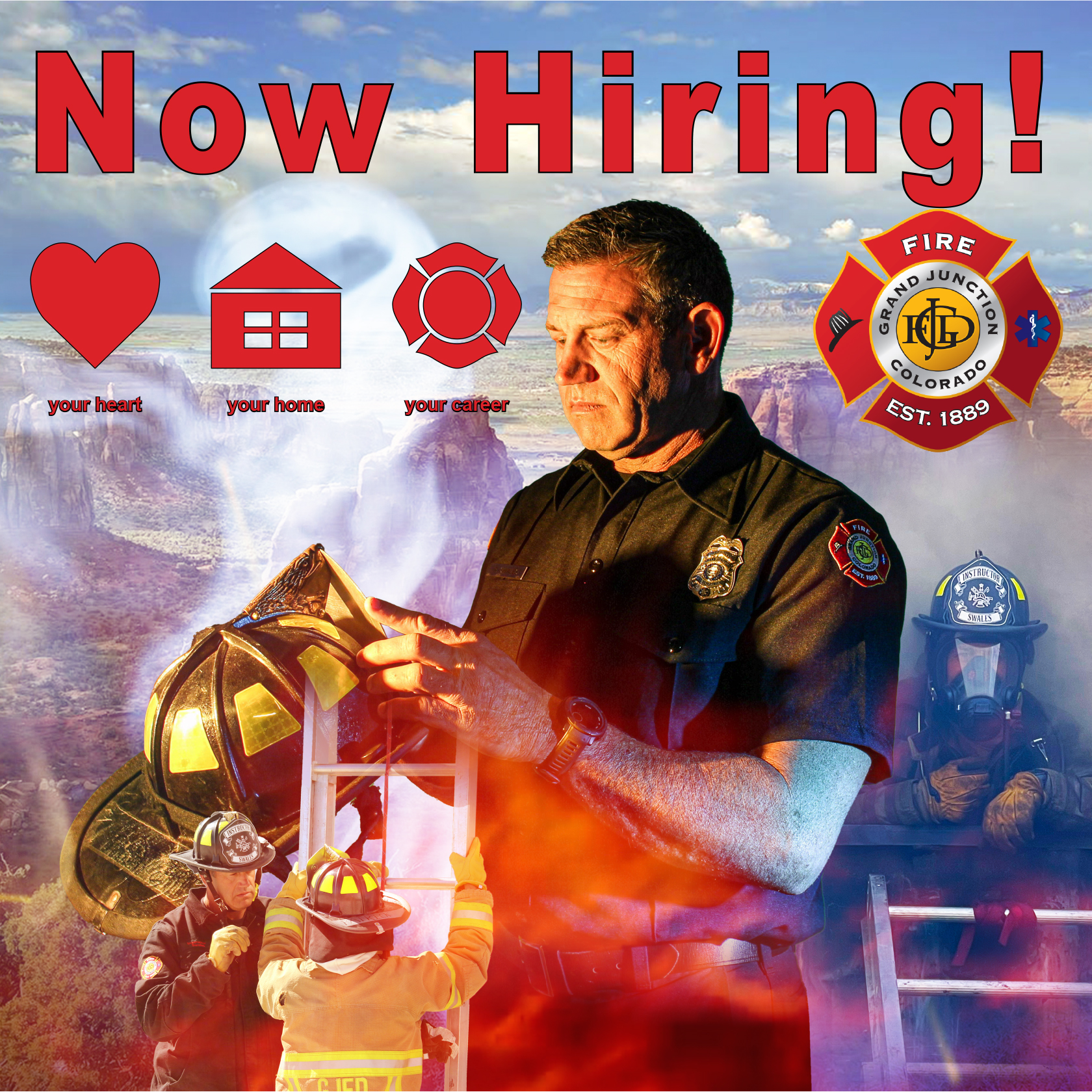 Grand - #GJFD is now hiring Lateral Firefighter/Firefighter Paramedic ...