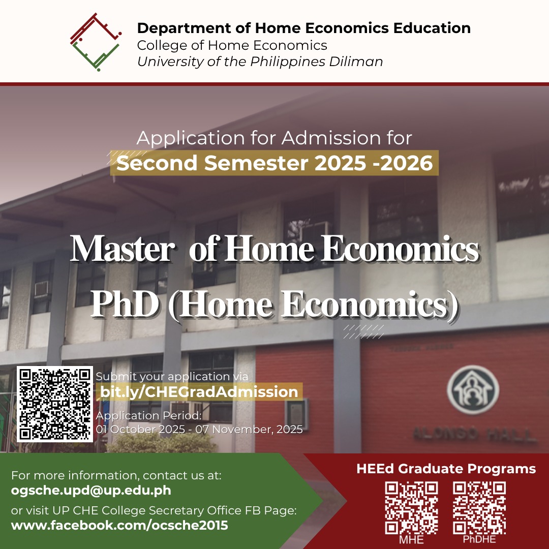 UP Diliman Department of Home Economics Education | Quezon City