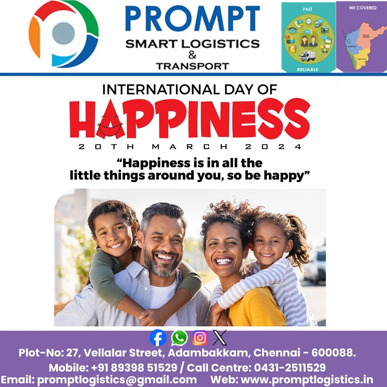 Prompt Smart Logistics | Chennai