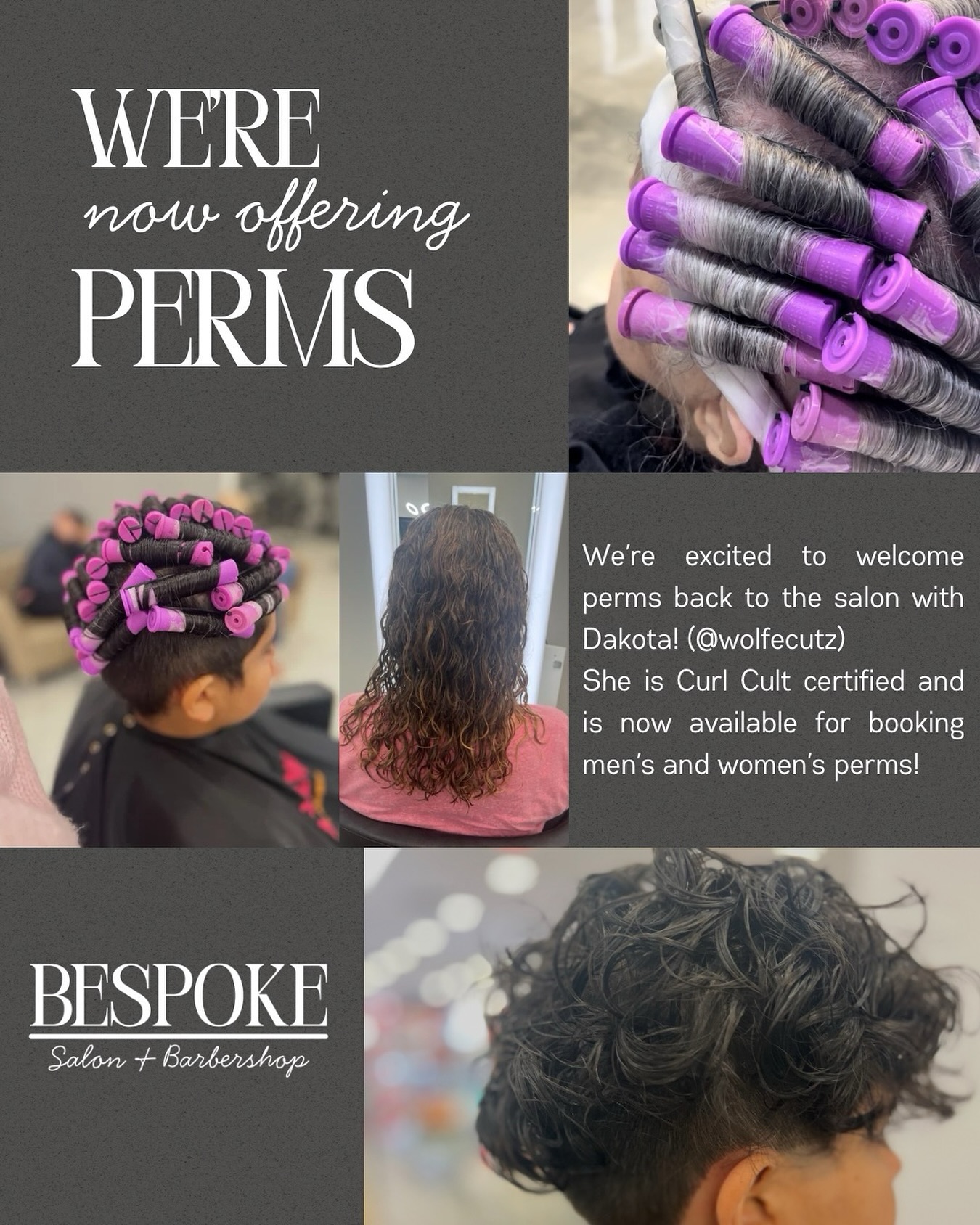 Bespoke - We’re bringing back a high-demand favorite… PERMS! Dakota ...