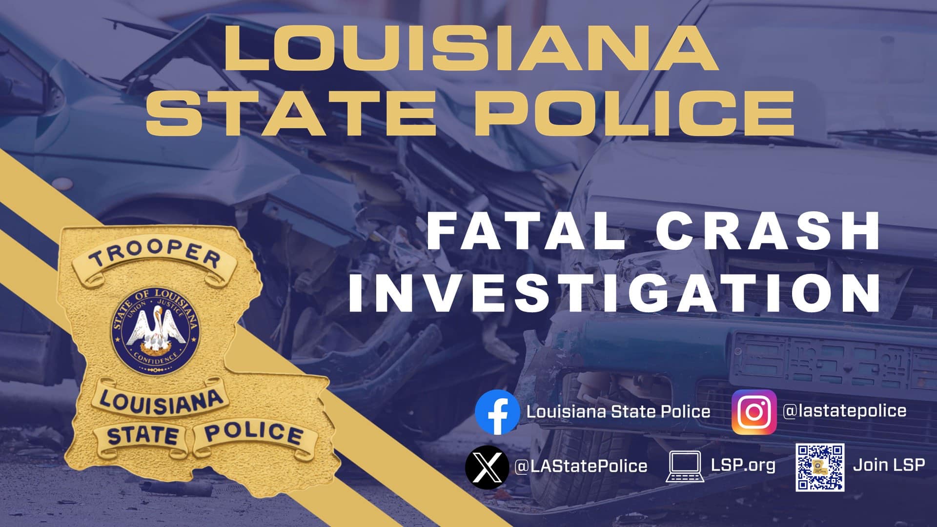 TROOP B NEWS RELEASE September 5,... - Louisiana State Police | Facebook