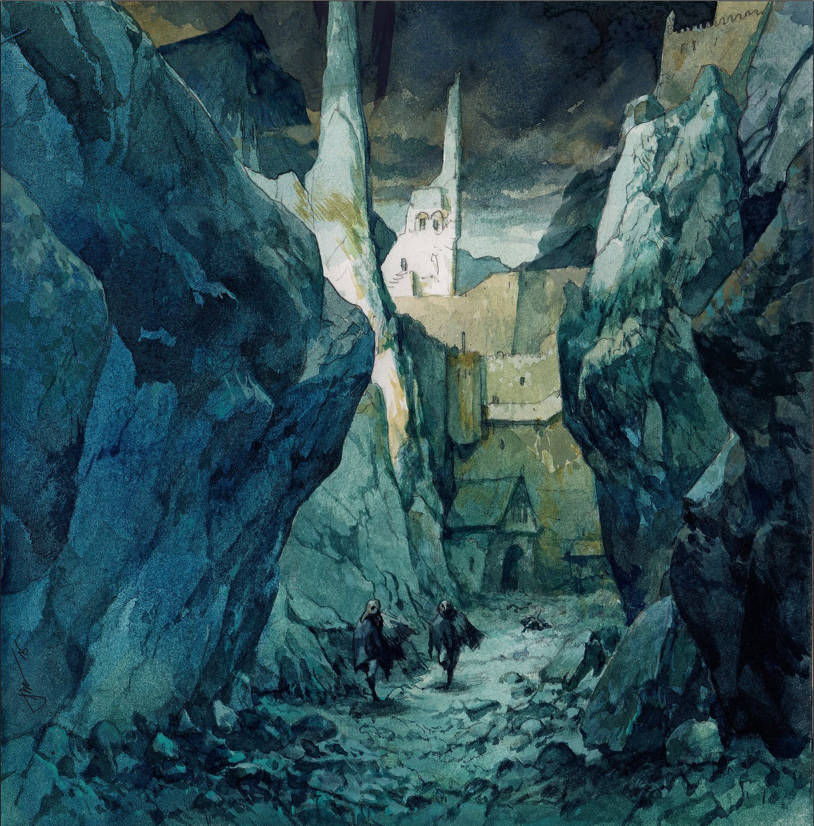 FRODO AND SAM FLEE CIRITH UNGOL (The hobbits managed to get past the ...