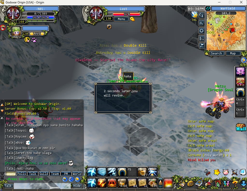 Godswar Online Private Server Community | Feb TU limit: 50USD | Facebook