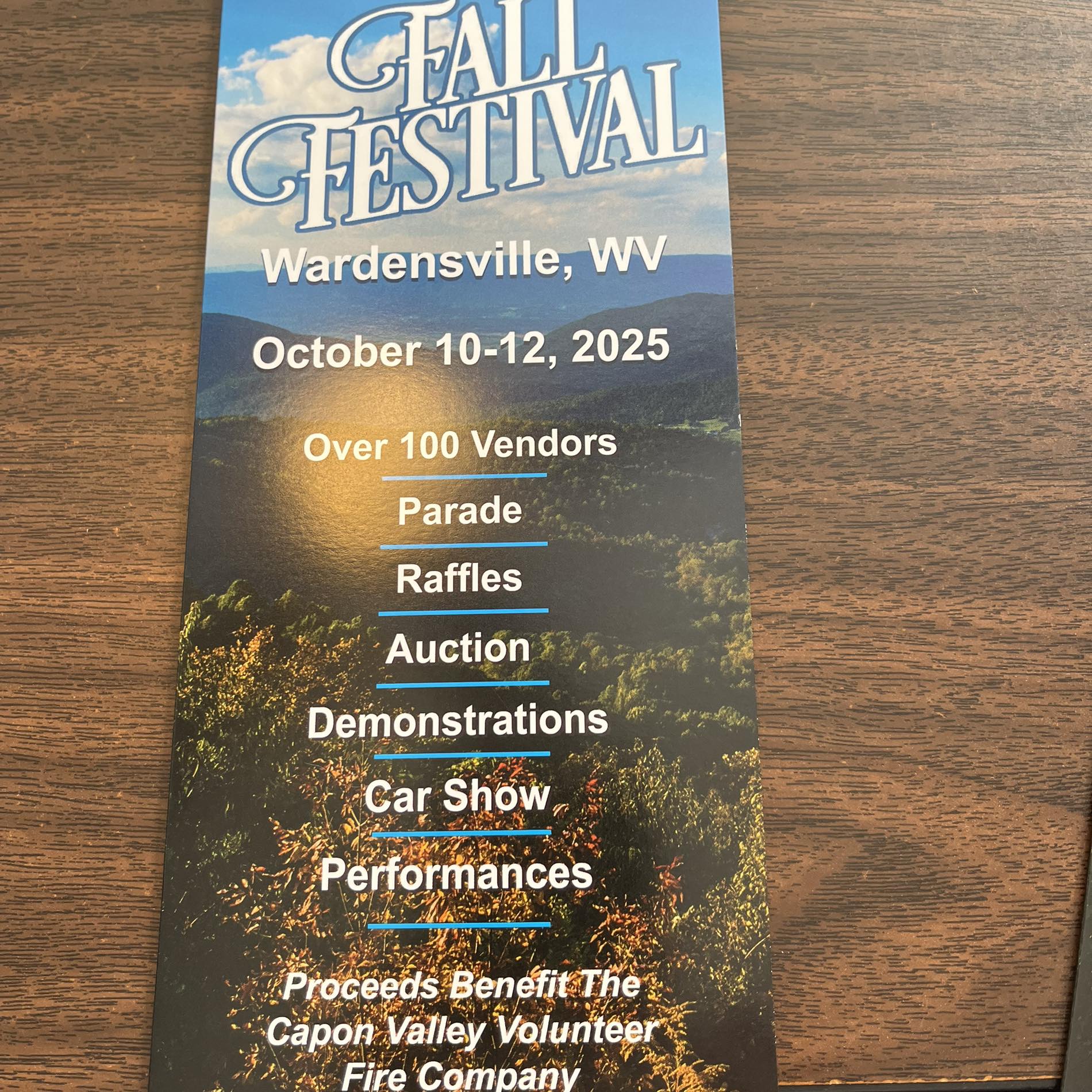 Don’t miss out on the auction... - Wardensville Fall Festival | Facebook