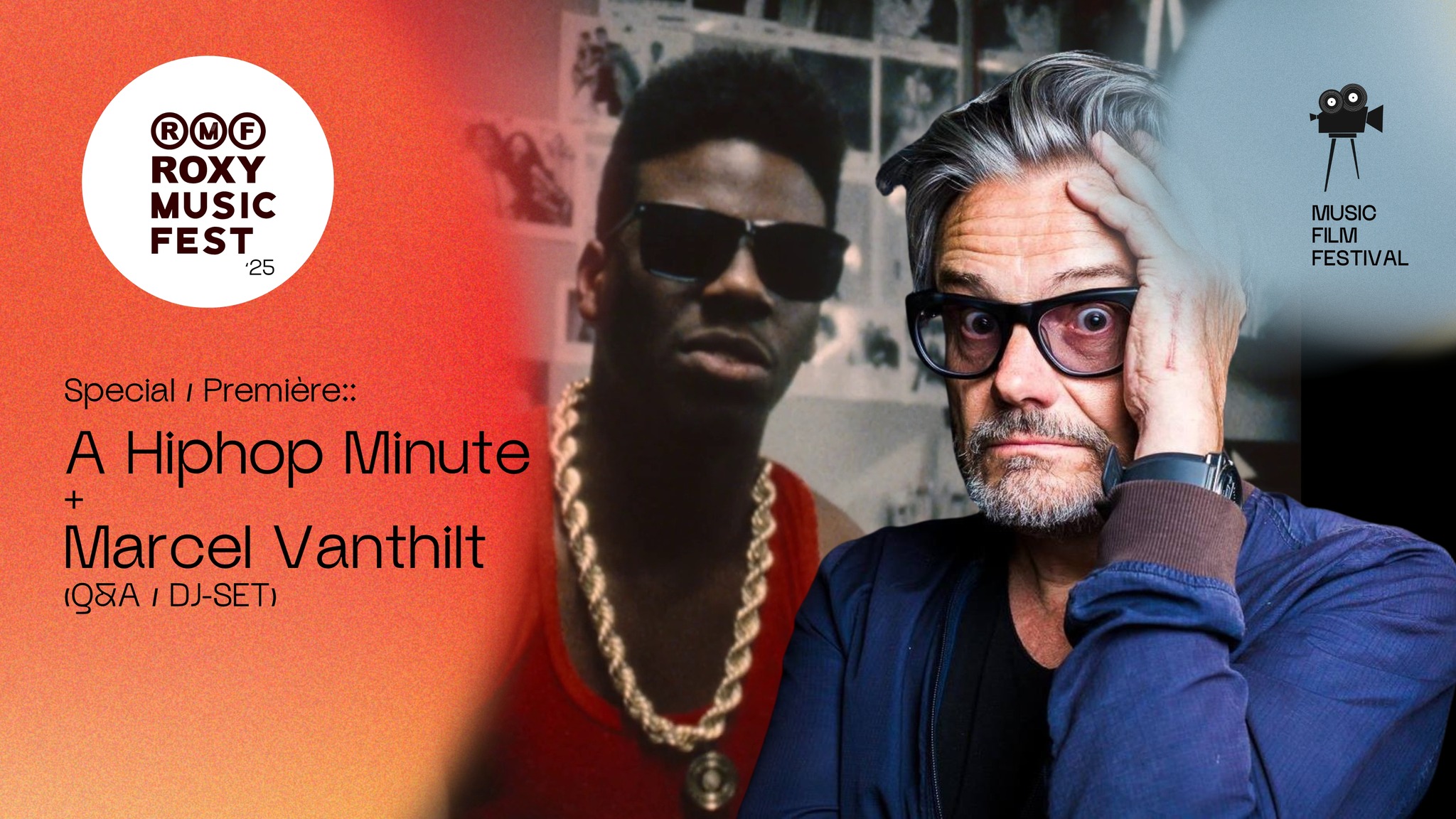 ROXY MUSIC FEST: A Hiphop Minute + Marcel Vanthilt (Q&A / DJ-SET)