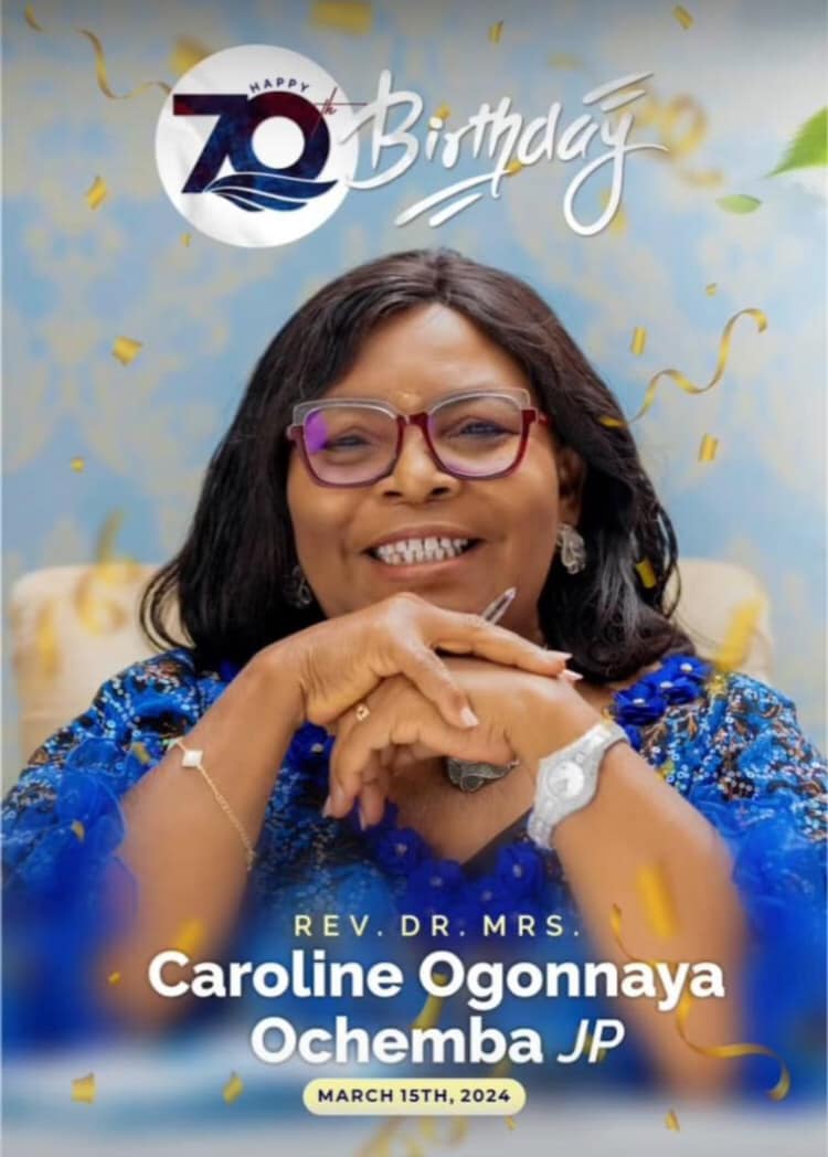 Celebrating Rev. Dr. Mrs. Caroline... - Rochas Foundation | Facebook