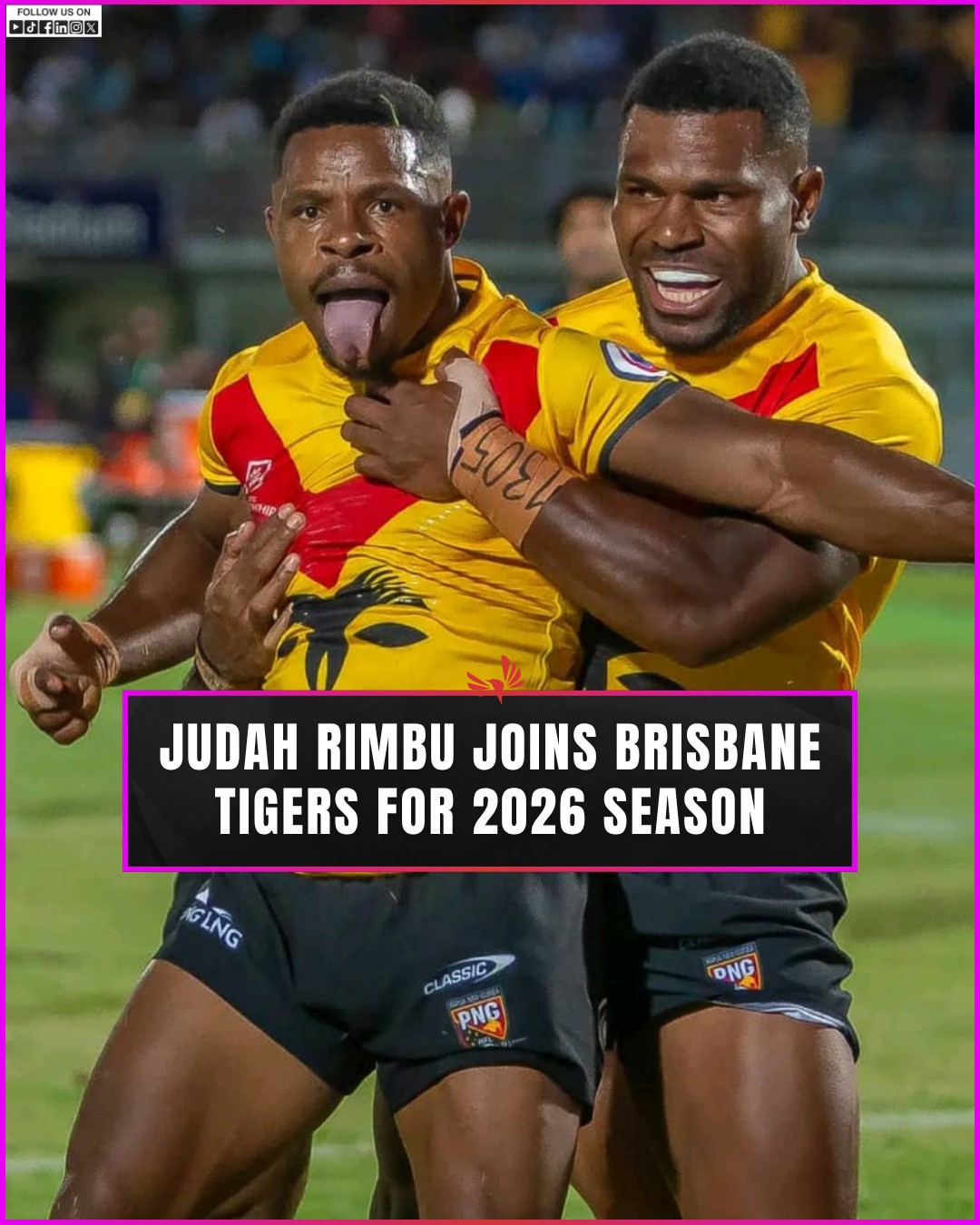 TVWAN - #Sports Judah Rimbu is set to join the Brisbane Tigers for the ...
