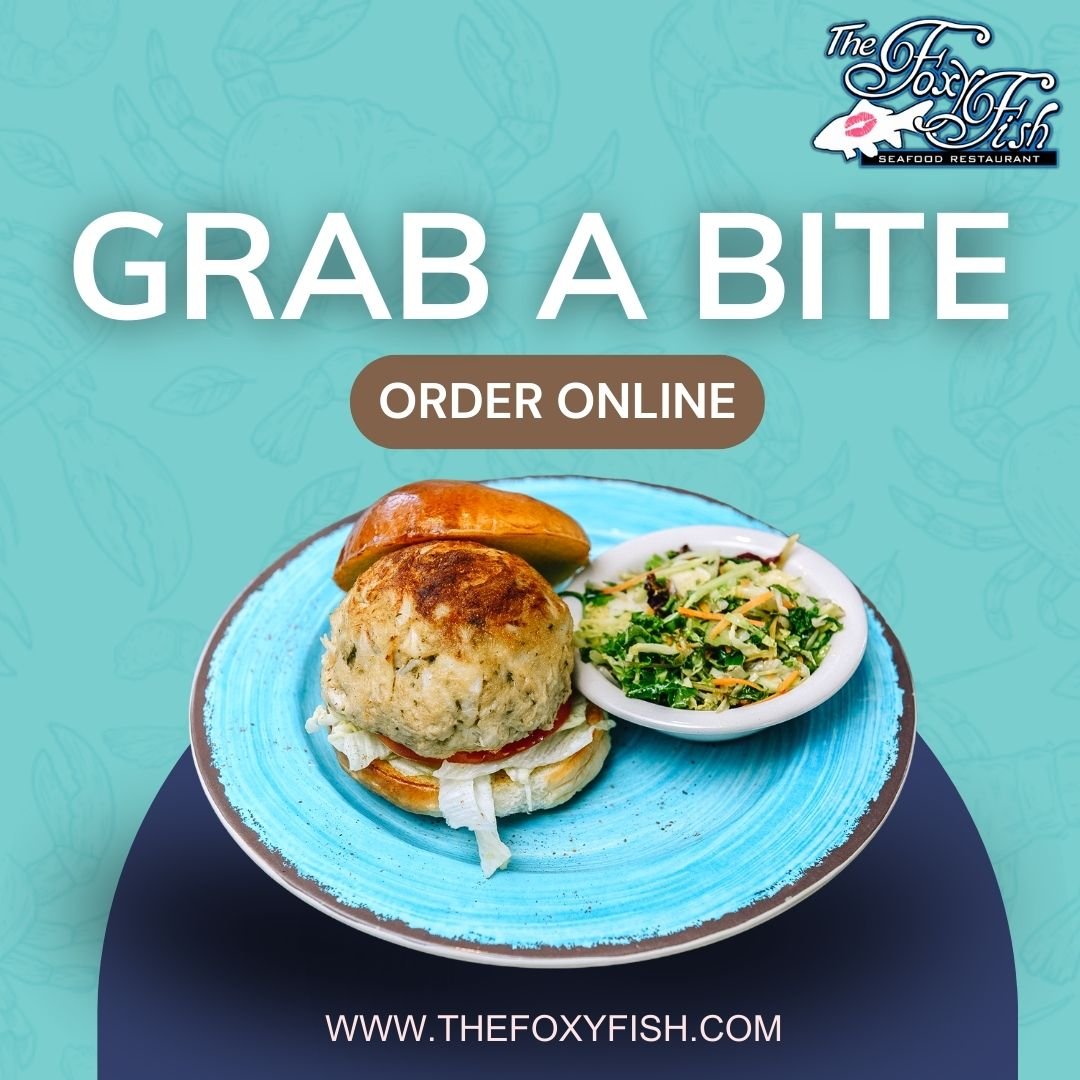 The Foxy Fish - 🦀 Grab a bite of perfection with our Crab...