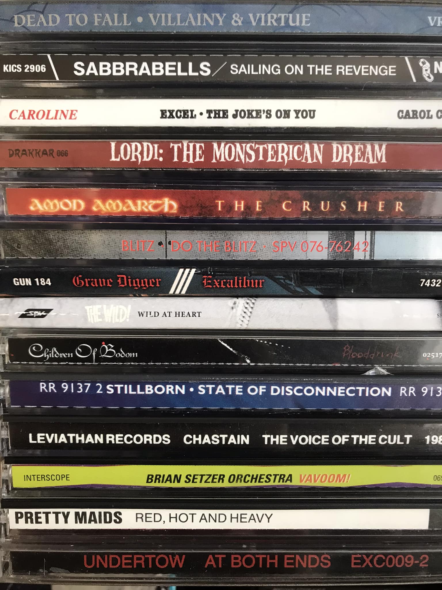 Recent played CD pile w/ notes ? -big Lordi fan, Mr.Lordi is a 