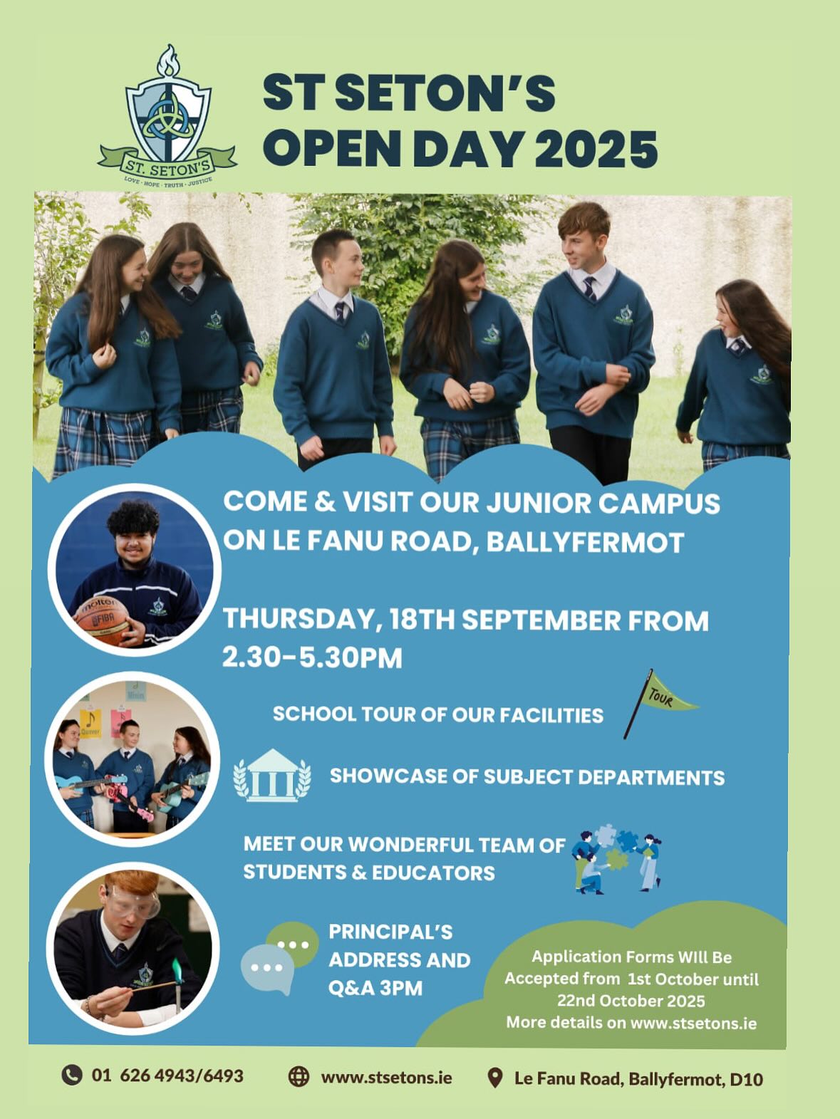 🔸St Seton’s OPEN DAY - 18th... - St. Seton's Secondary School | Facebook