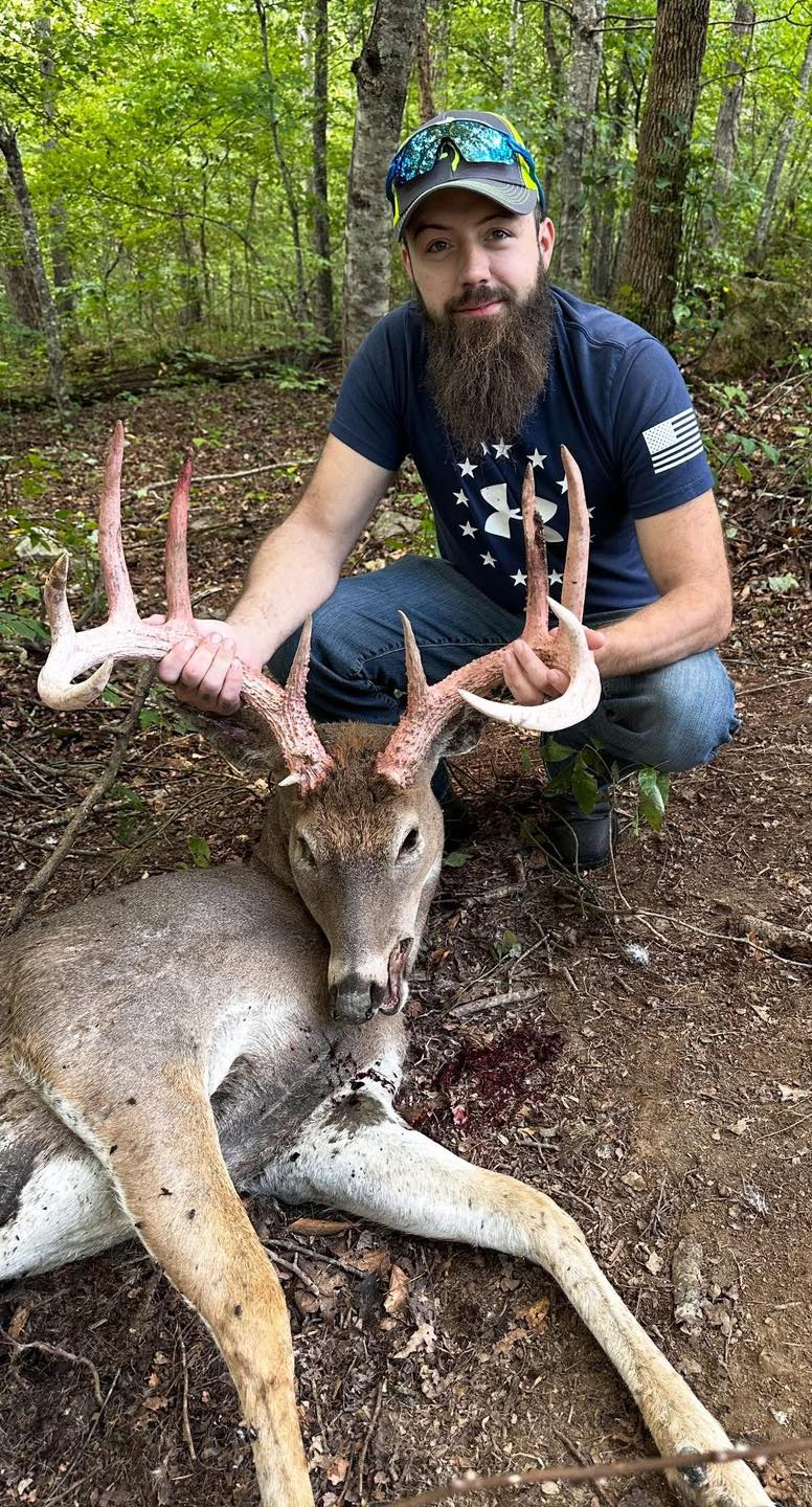 The Hunting - This deer had 17 scoreable points. I shot him last year ...