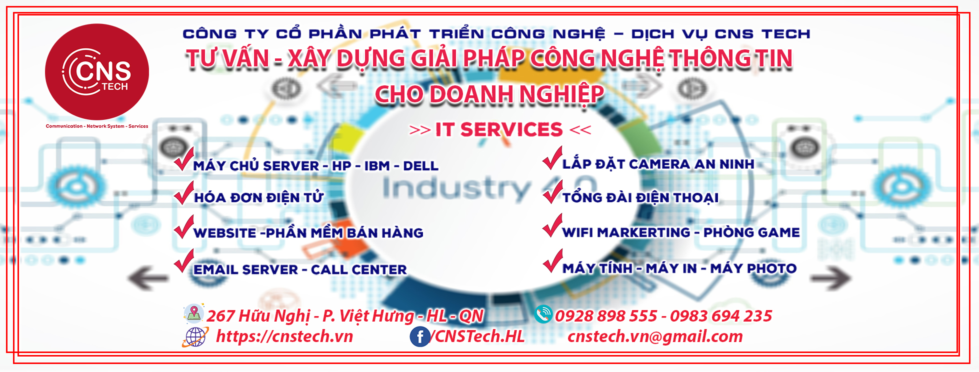 Công Ty CP Phát Triển Công Nghệ - Dịch Vụ CNS Tech | Ha Long