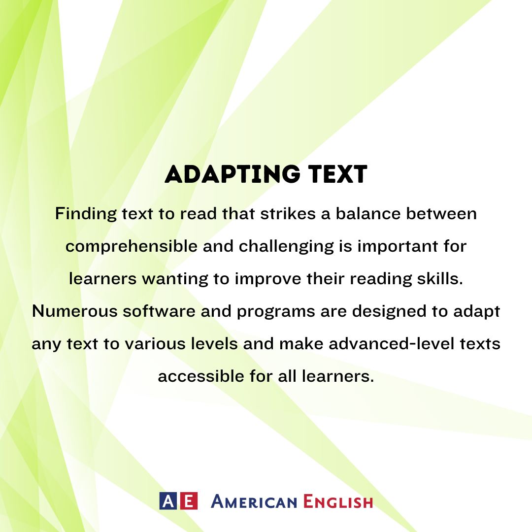 How do you find text that is... - American English at State | Facebook