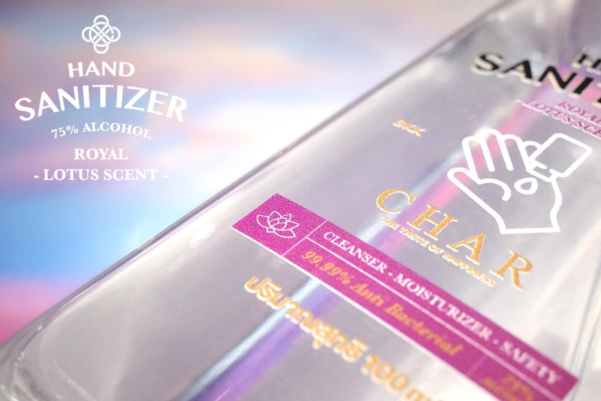 Char - CHAR Hand Sanitizer Alcohol 75% Royal Lotus Scent... | Facebook