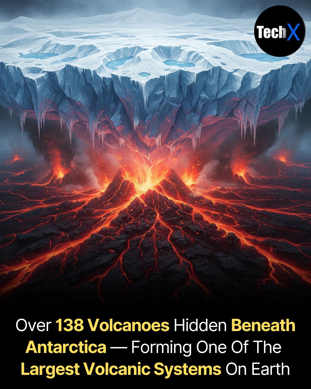 Tech - 🔥 Fire Beneath the Ice: Antarctica’s Hidden Volcanoes 🔥 ...