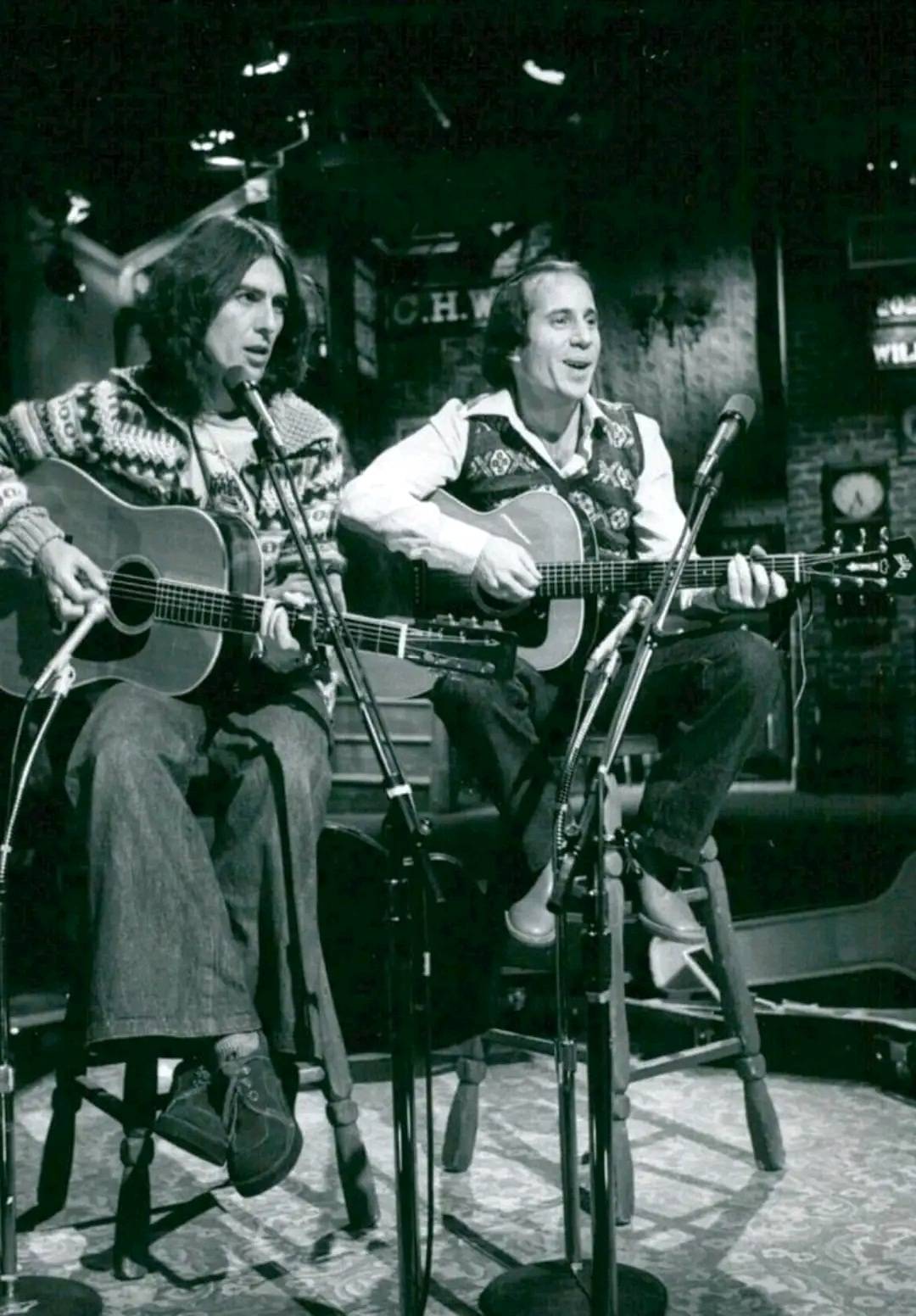 洋楽 Paul Simon & e Harrison Live George Harrison and Paul Simon recorded Bye Bye Love during a