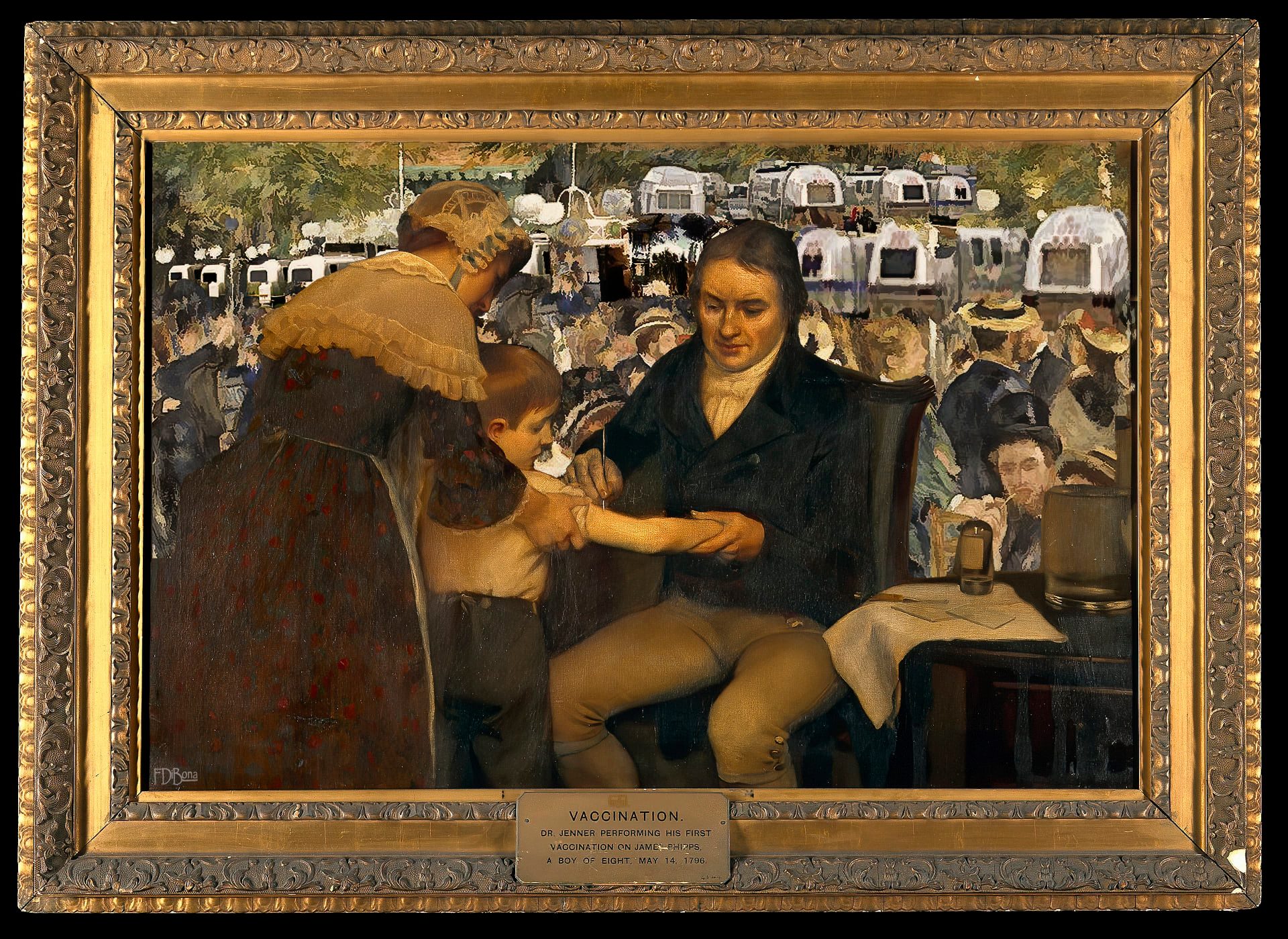 Airstreams - Smallpox Vaccination. Dr Edward Jenner Performing His ...