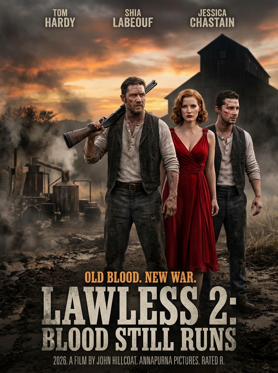Movie - 🎬 LAWLESS 2: BLOOD STILL RUNS (2026) Starring: Tom Hardy, Shia ...