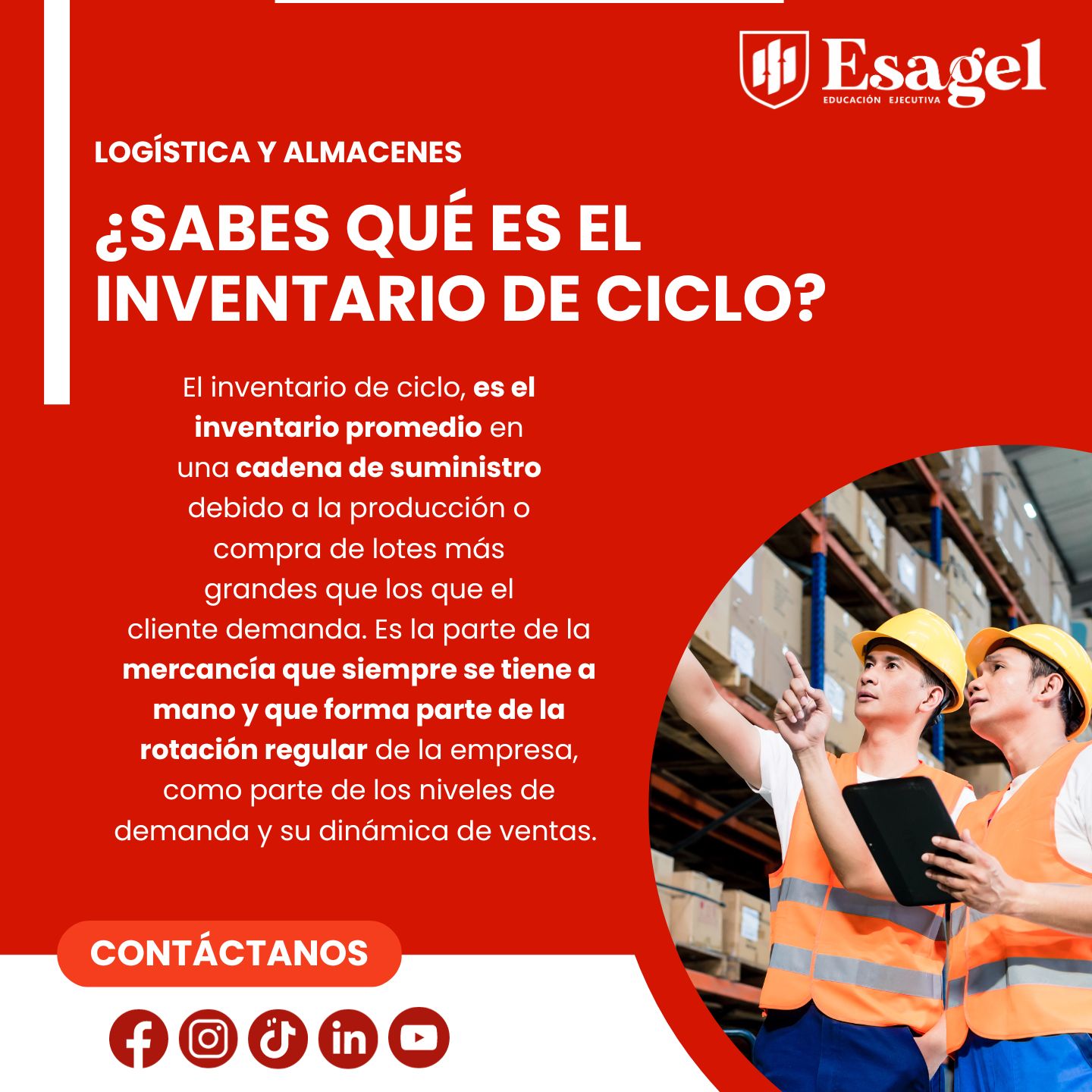 📦🔄 ¡Inventario de Ciclo en la... - Esagel Educación Ejecutiva