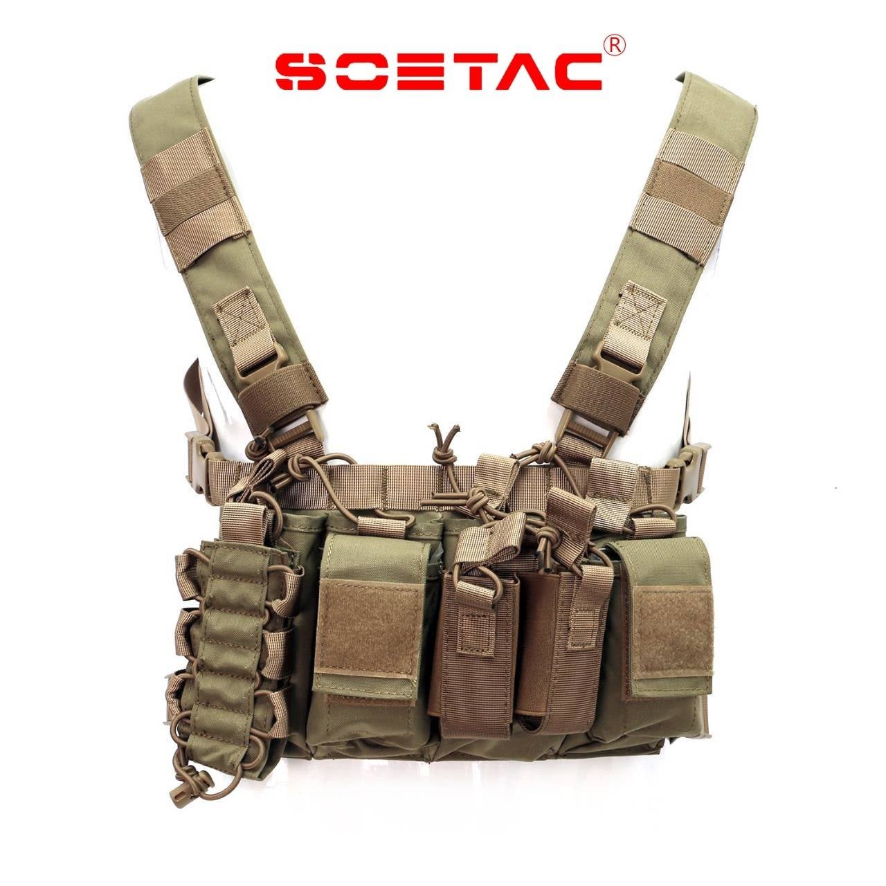 D3 Chest Rig #คุณสมบัติ - ผลิตจากผ้า Cordura 500D กันน้ำ - น้ำหนักเบา ...