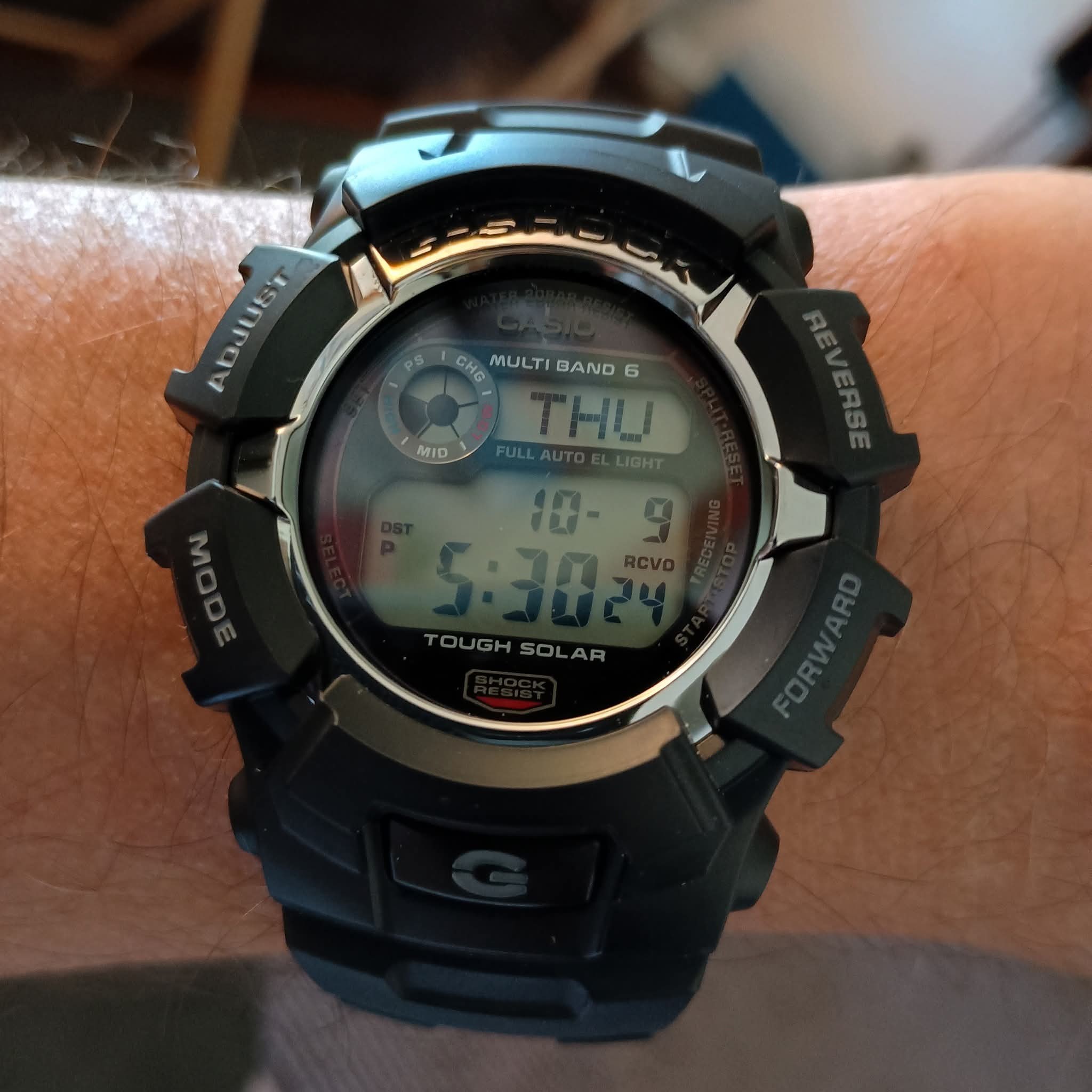 Casio gw-2310 solar watch with multiband 6