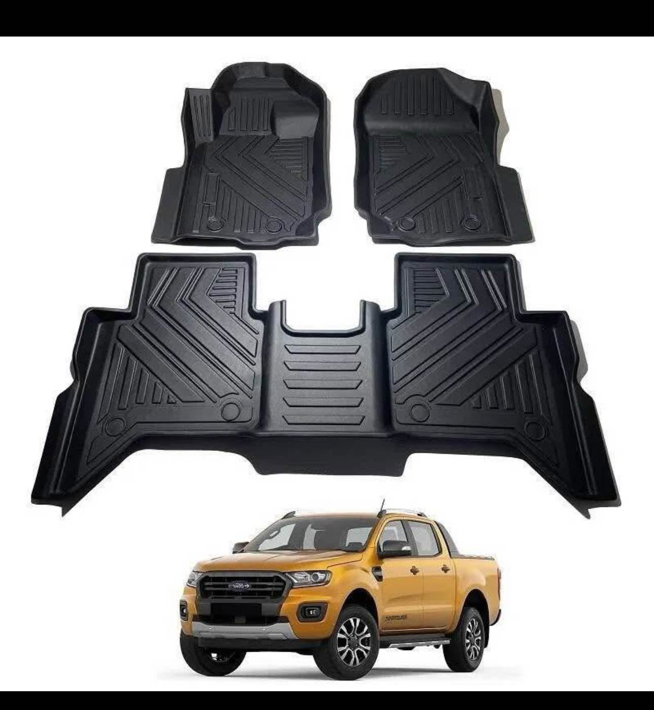 Ford Ranger Floor Mats Genuine Ford All-Weather Floor Mats For Next Gen ...