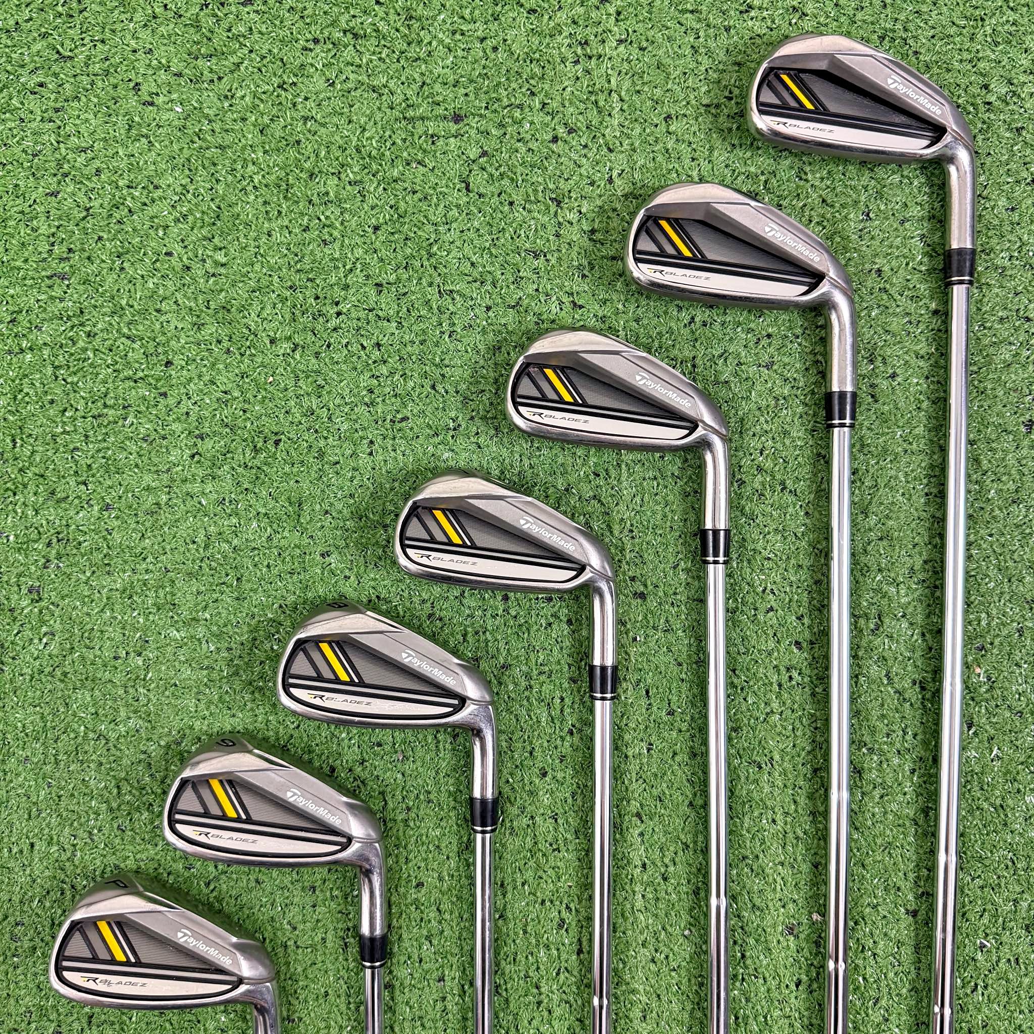 Taylormade Rbladez Iron Set 4-PW Rocketfuel Stiff Flex Steel -1” Short ...