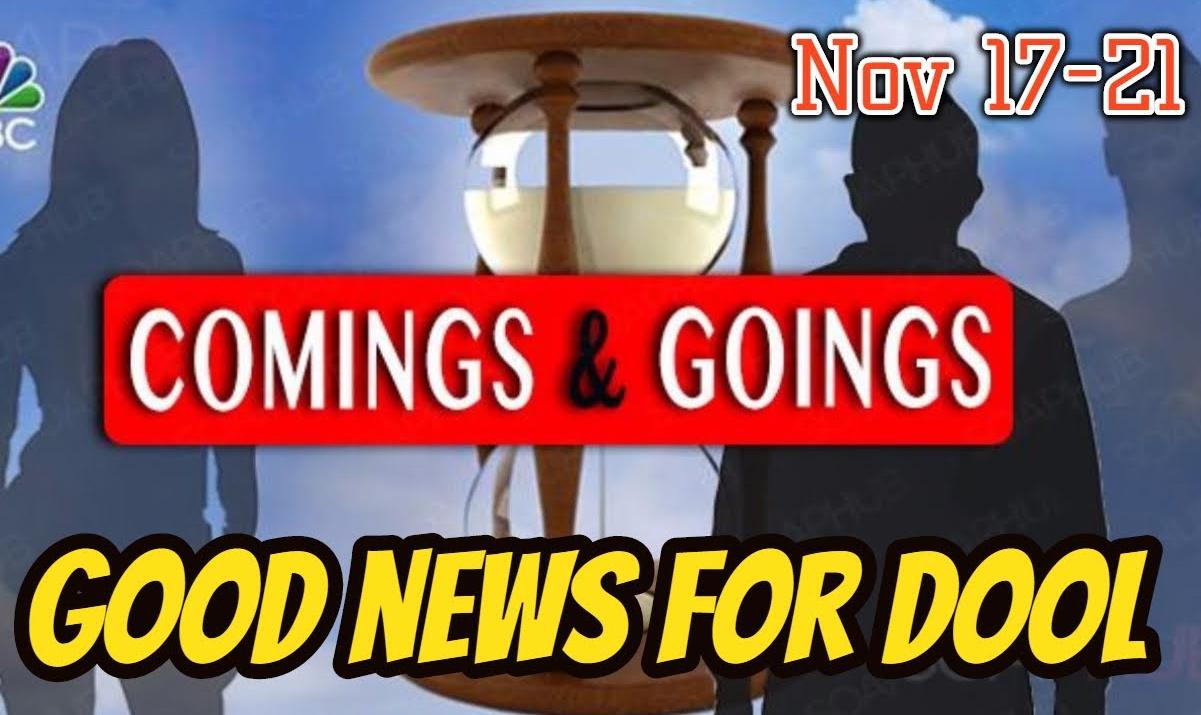 Days of our lives Official | Days of our Lives Goings and Comings ...