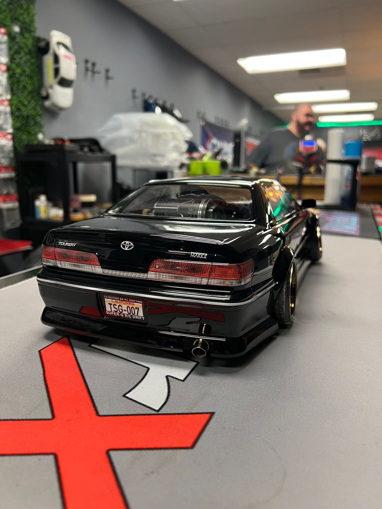 Completed JZX drift car build with new Yokomo kit