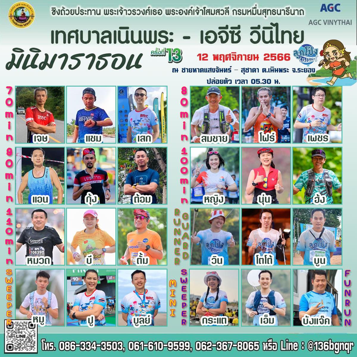 อีกงานที่... - ลูกโป่งรันเนอร์ - Pacer Sweeper RunnerGuard