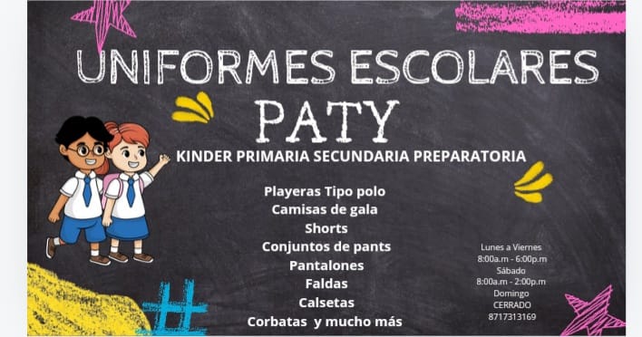 Uniformes Escolares PATY TRC