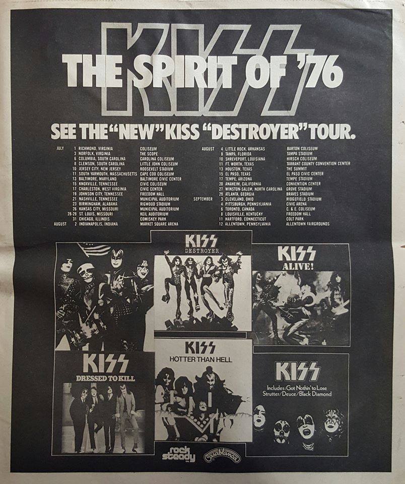 KISS 1976 U.S. Destroyer Tour Original Stage Model