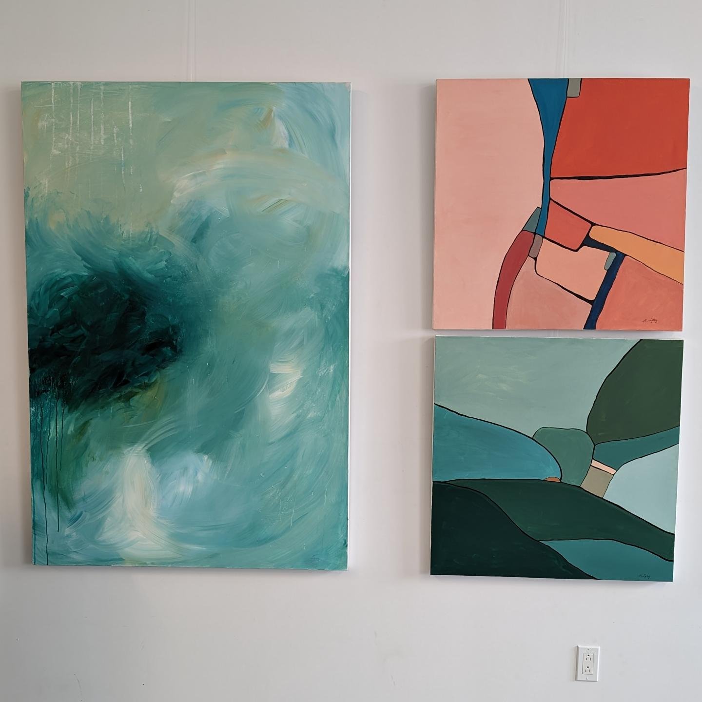Color, line, material, form, and space—Eva Isaksen's artwork