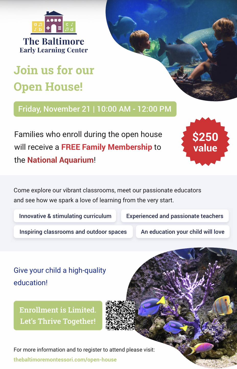 The Baltimore Early Learning Center - Canton | Baltimore MD