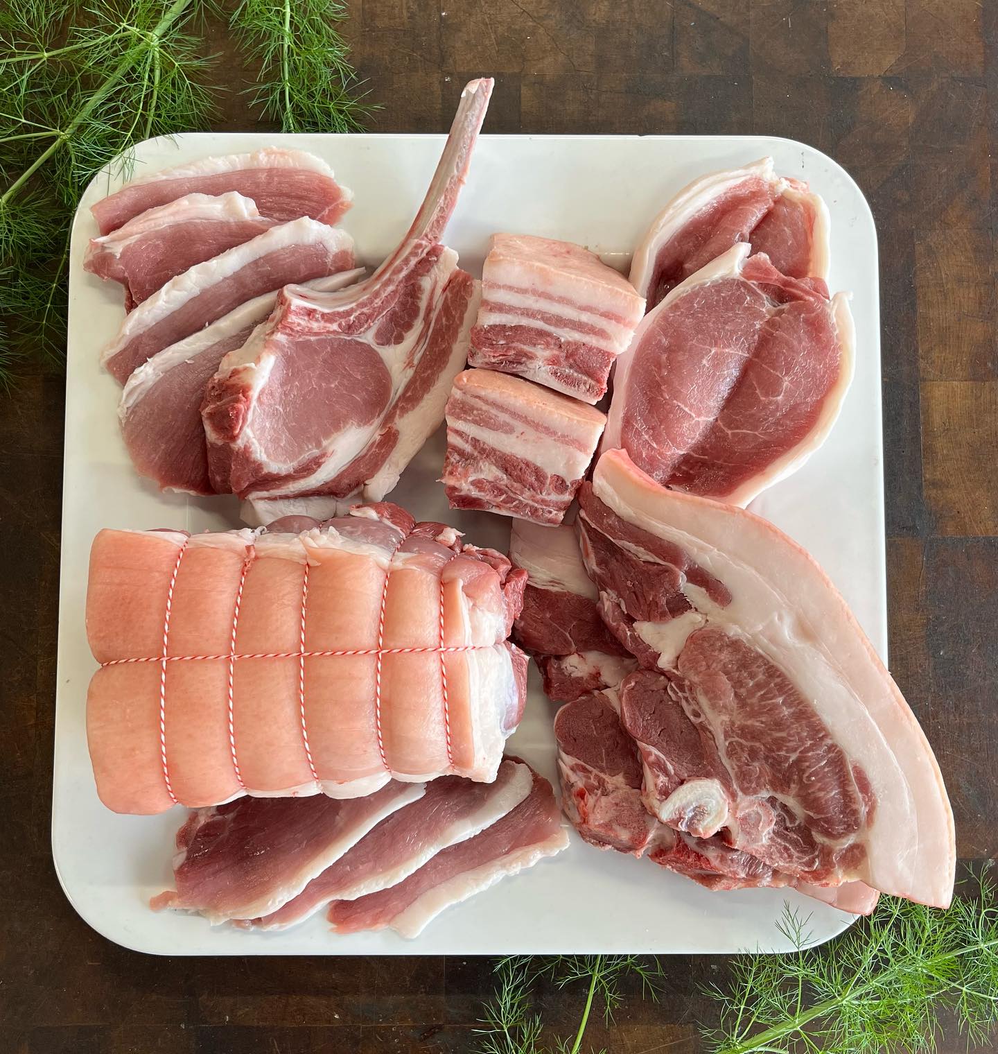 Kurobuta pork … black pig … is the Wagyu of pork