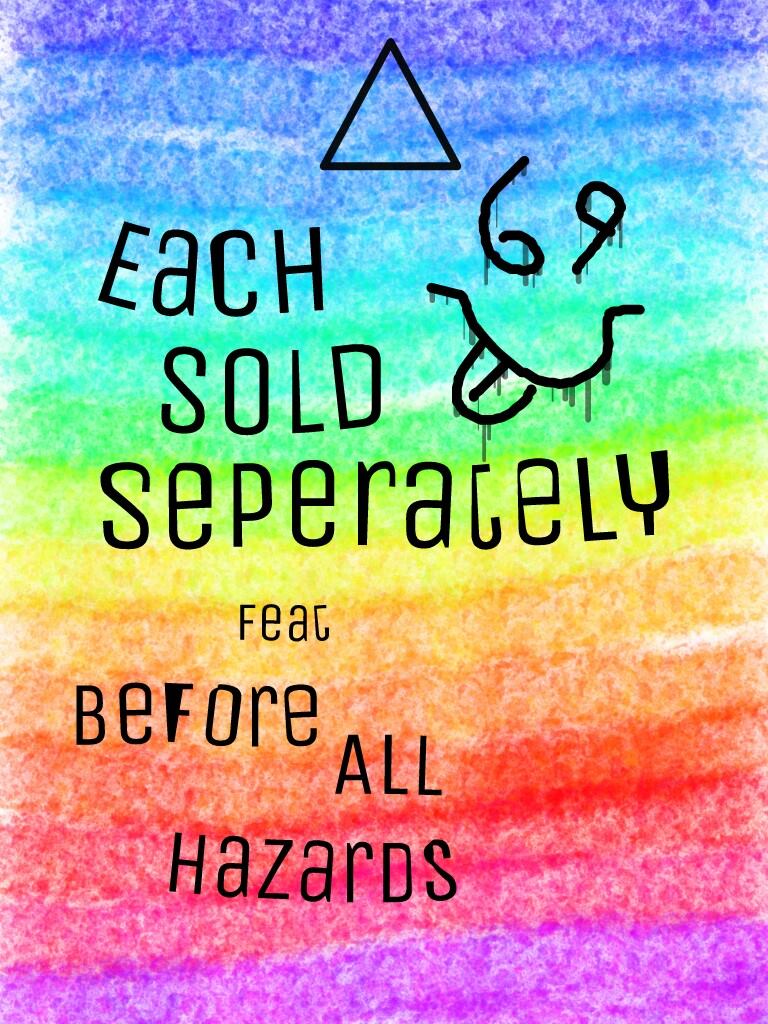 Each Sold Seperately