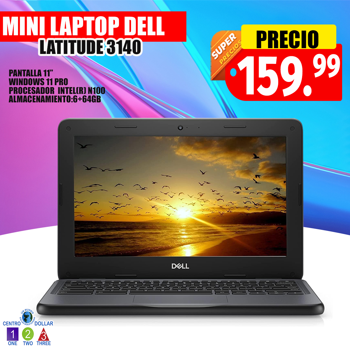 Mini Laptop DELL💻😉 Tenemos de todo para este regreso a clases