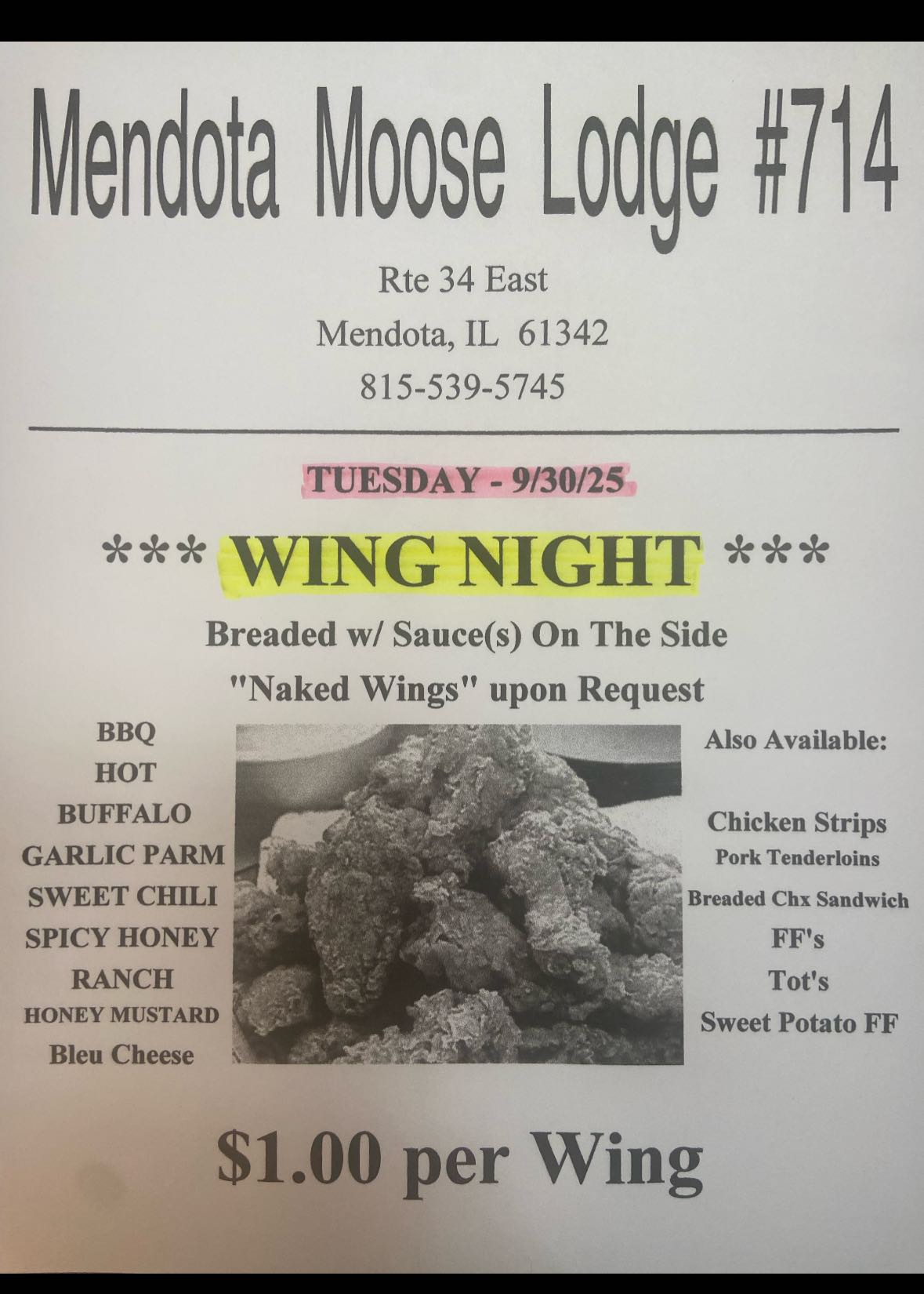 Mendota Moose Lodge 714 | Mendota IL