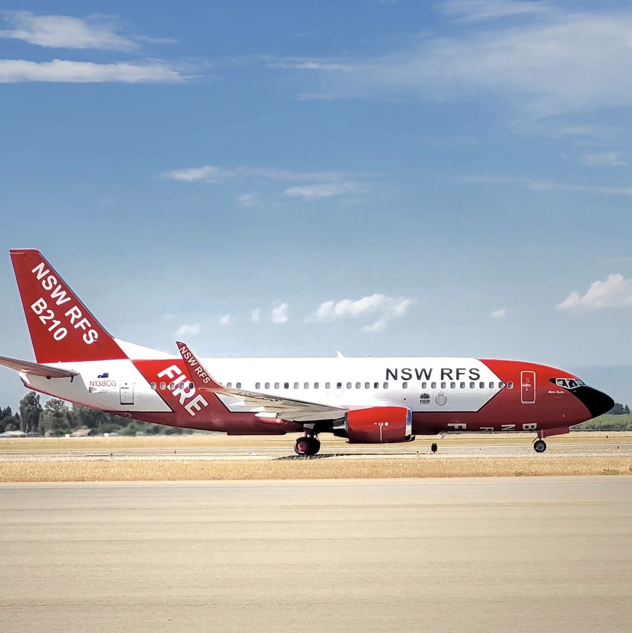 AerialFire Magazine - The Marie Bashir 737 from Australia has really ...
