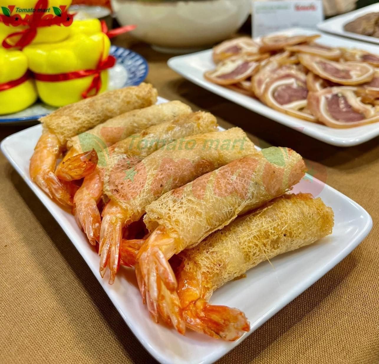 🦐 TÔM SÔNG QUẤN RẾ - Món ngon dọn... - Thực Phẩm Sạch Tomato