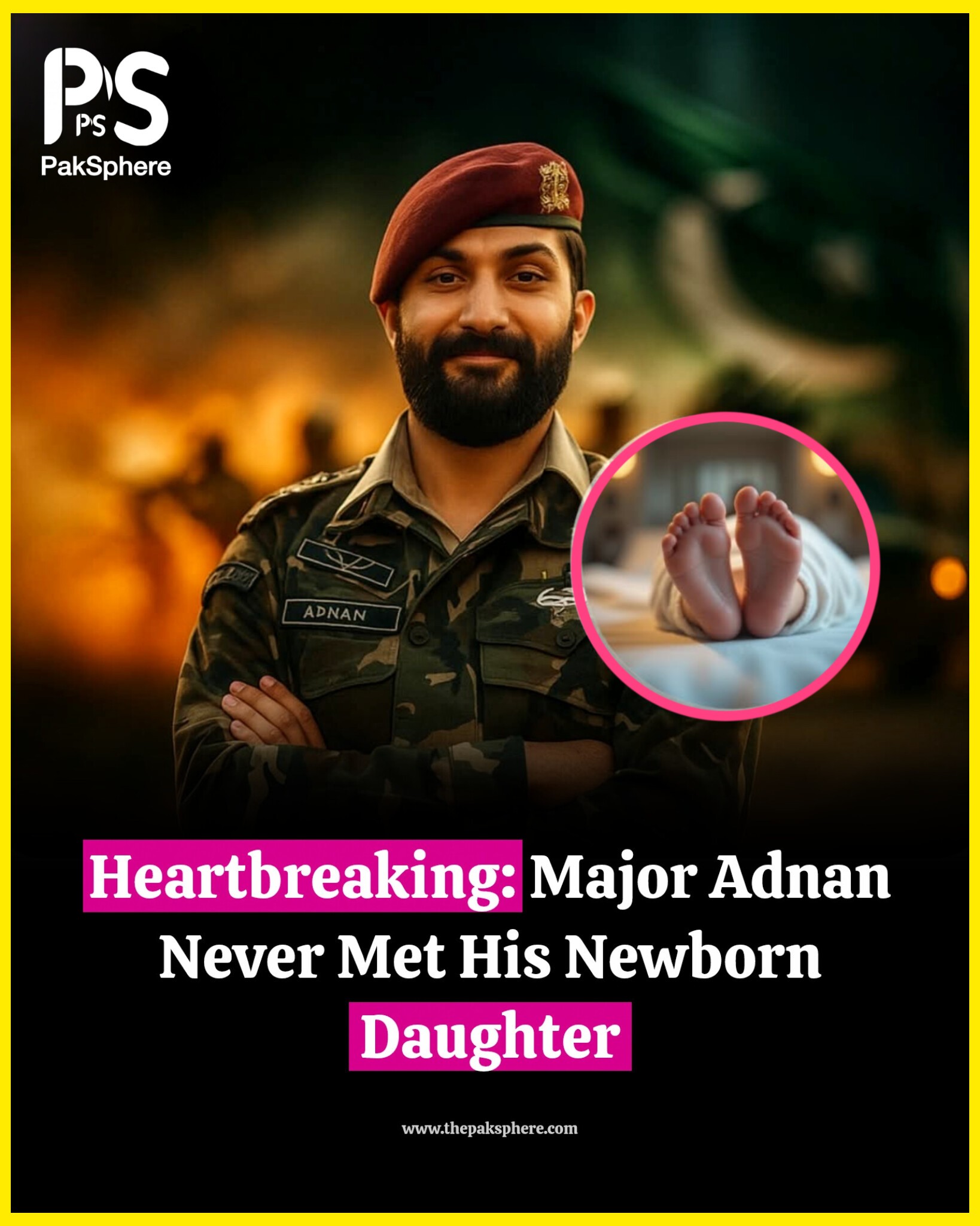 PakSphere - According to BBC Urdu, Shaheed Major Adnan Aslam has left ...