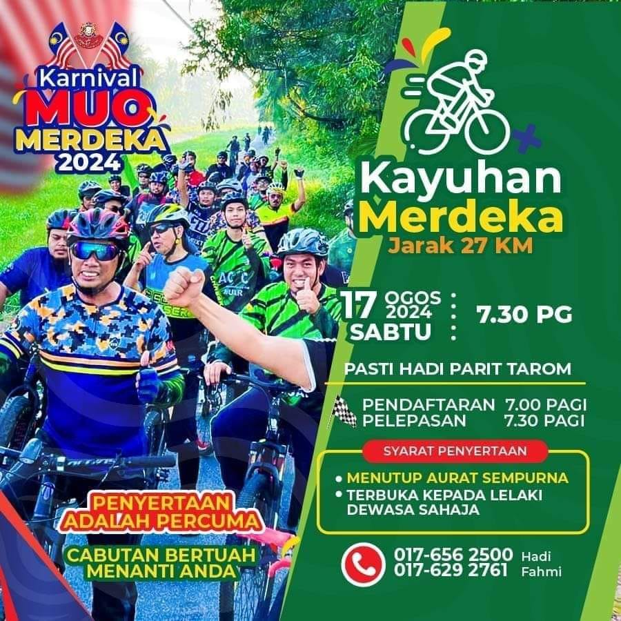 Pas - *JOM SERTAI KAYUHAN MERDEKA 2024* Sempena bulan kemerdekaan ini ...