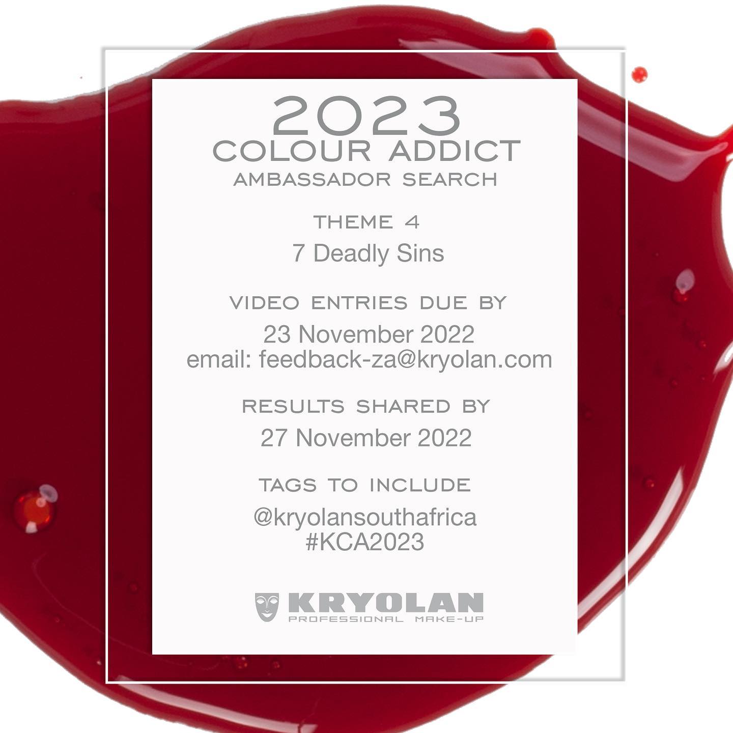 Our fourth theme in our 2023 Colour... - Kryolan South Africa