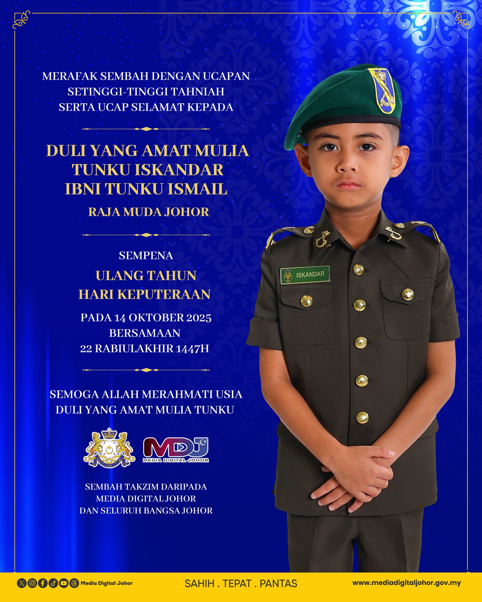 MEDIA - Merafak sembah dengan ucapan setinggi-tinggi tahniah serta ucap ...